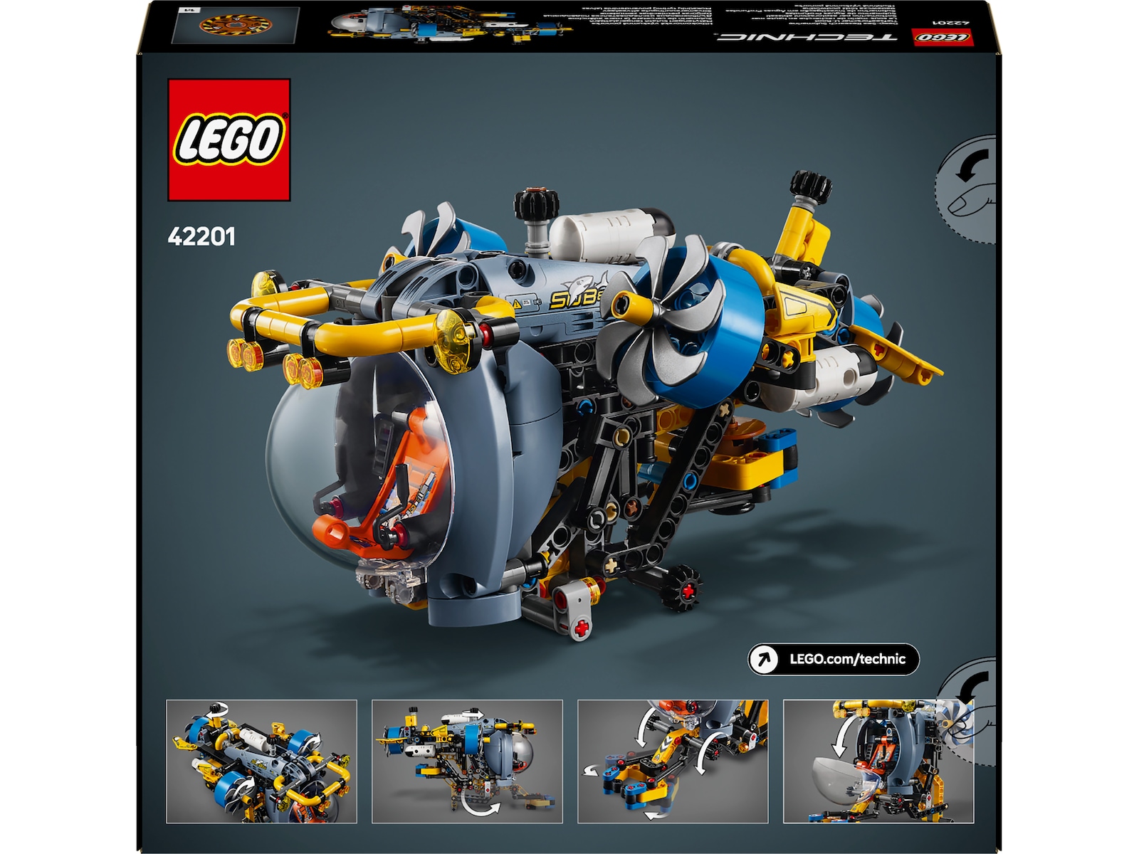 LEGO Technic ubåd for dybhavsforskning 42201 LEGO