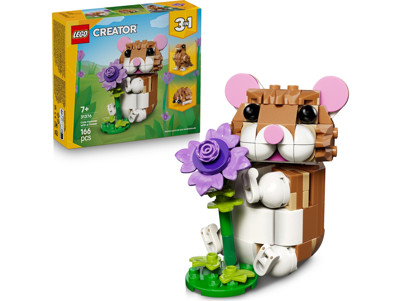 LEGO Creator sød hamster med blomst 31376 LEGO