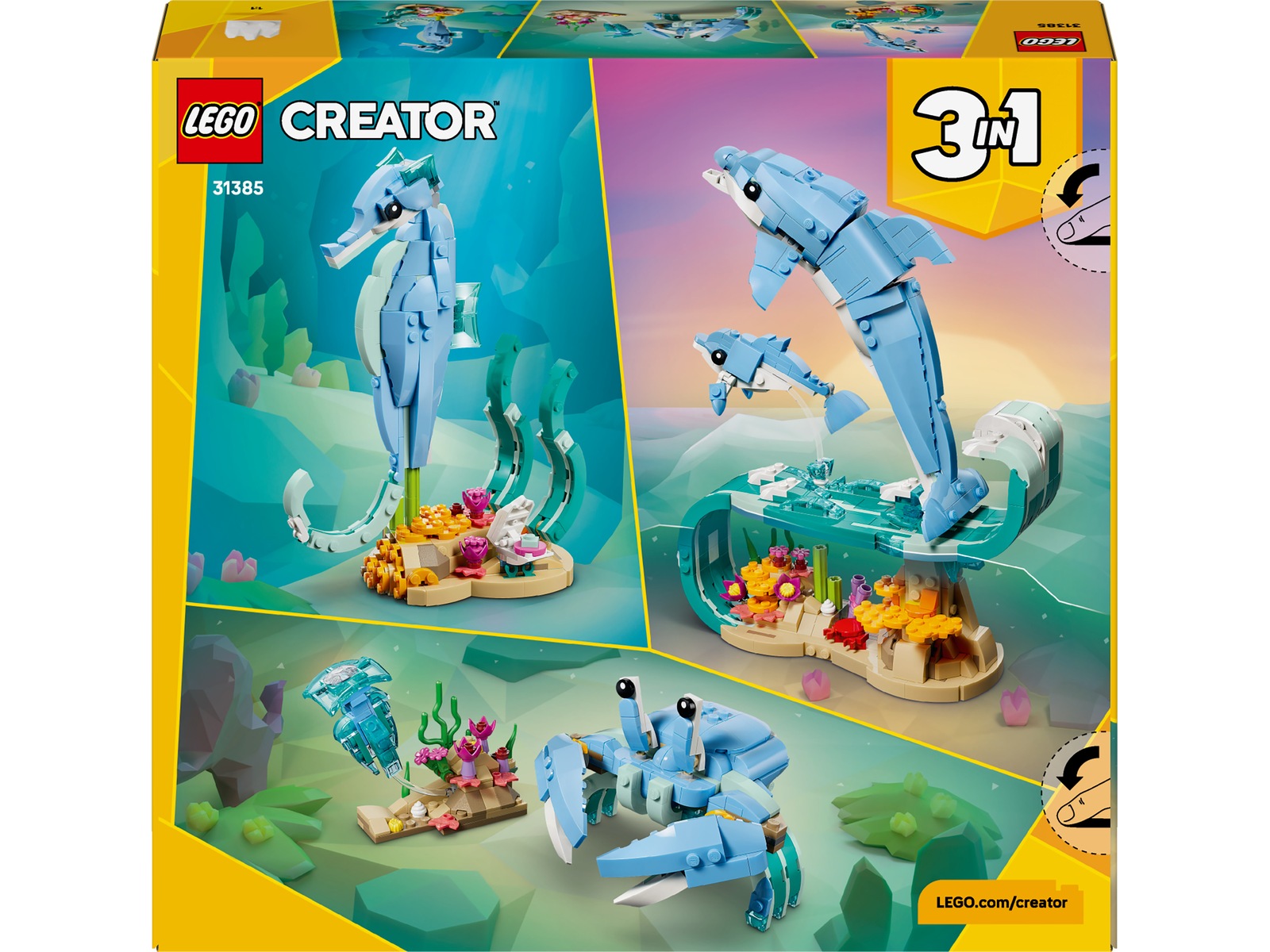 LEGO Creator havdyr: smukke delfiner 31385 LEGO