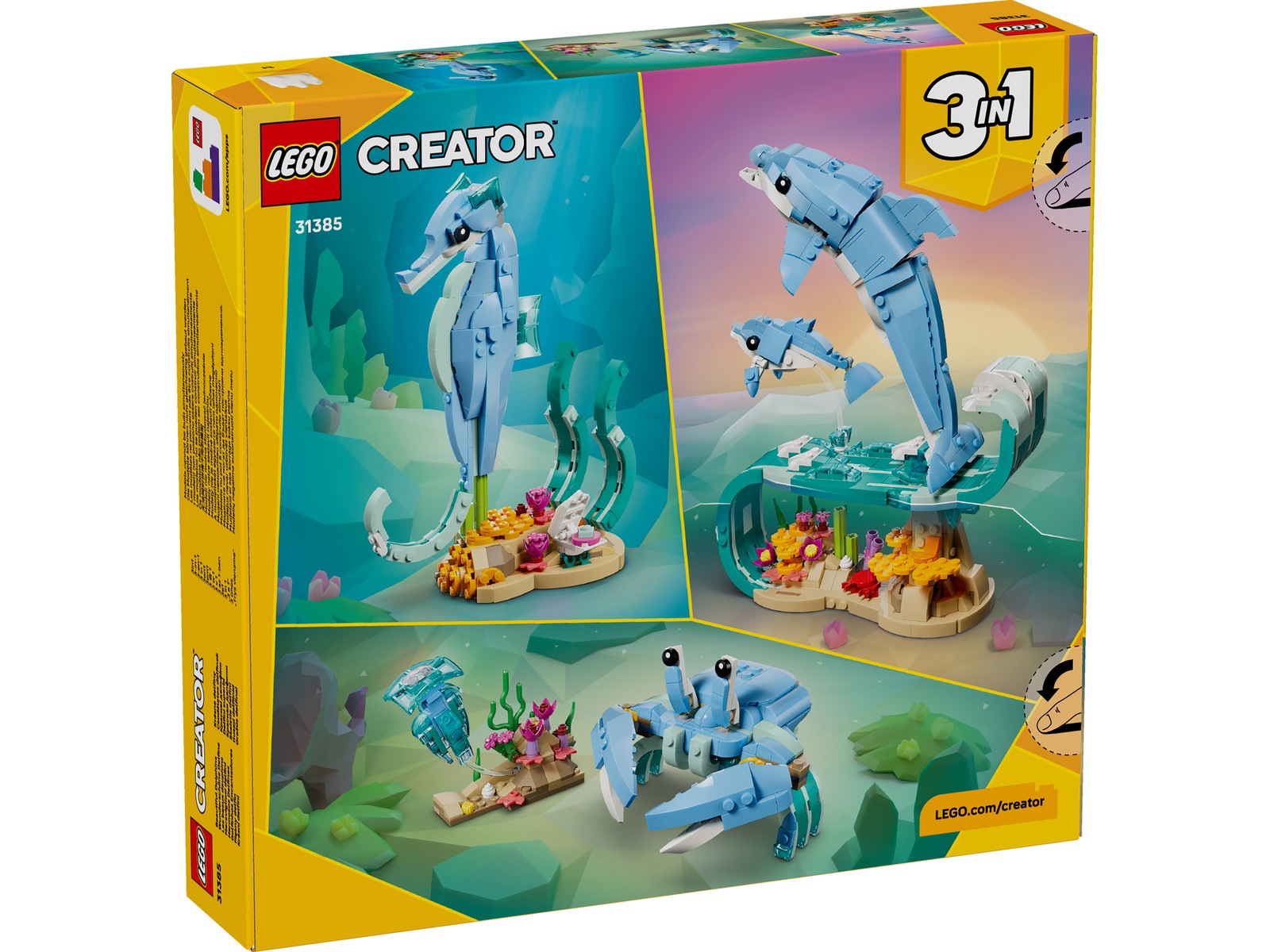LEGO Creator havdyr: smukke delfiner 31385 LEGO