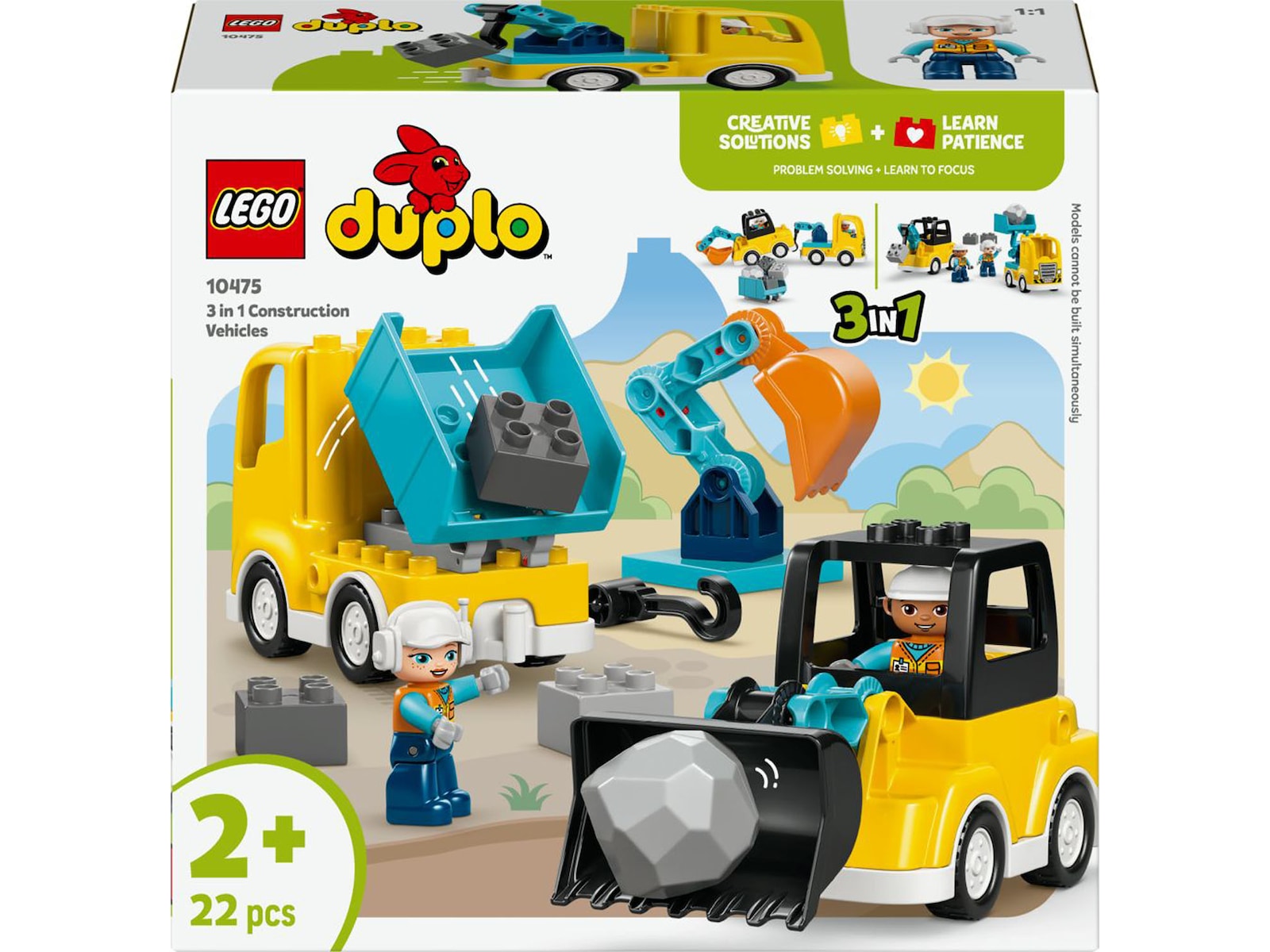 LEGO DUPLO Town 3-i-1 anlægskøretøj 10475 LEGO