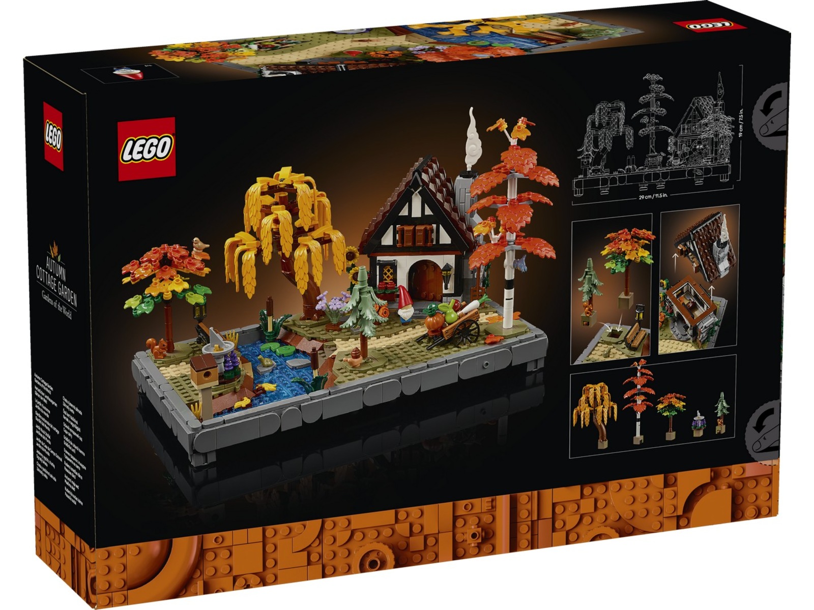 LEGO Icons efterårshave med lille hus 11372 LEGO
