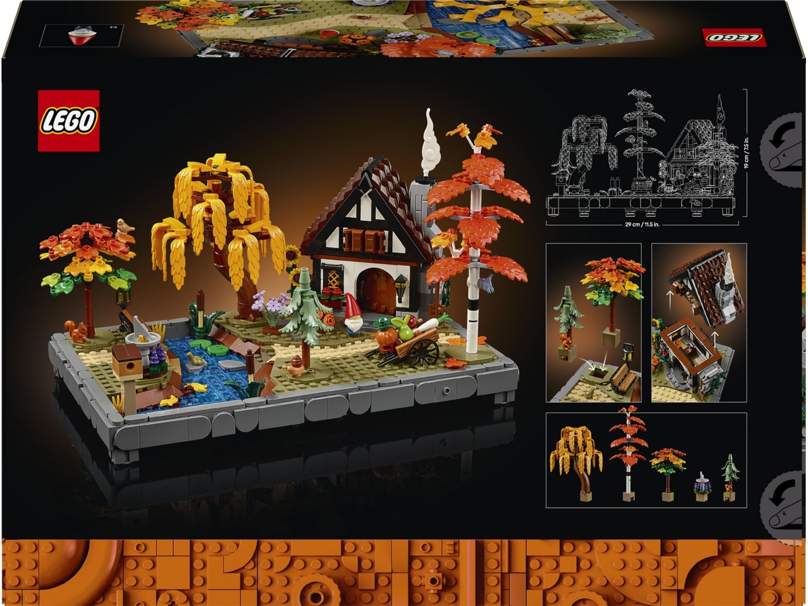 LEGO Icons efterårshave med lille hus 11372 LEGO