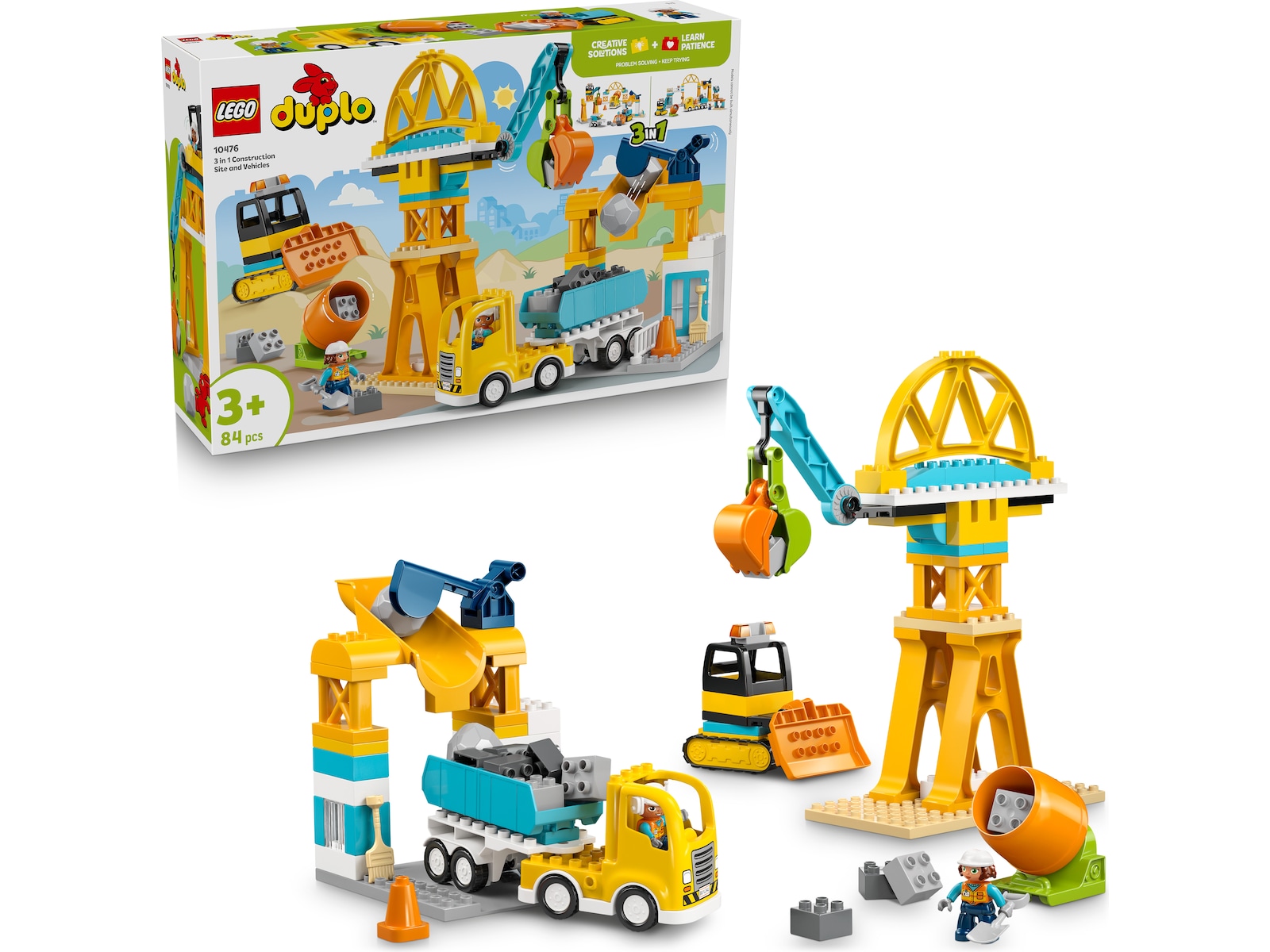 LEGO DUPLO Town 3 i 1 byggeplads og køretøj 10476 LEGO