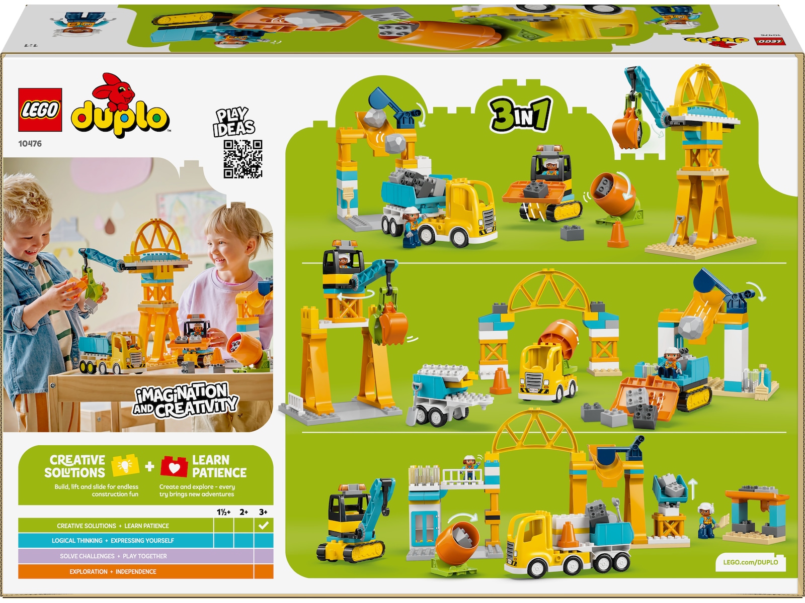 LEGO DUPLO Town 3 i 1 byggeplads og køretøj 10476 LEGO