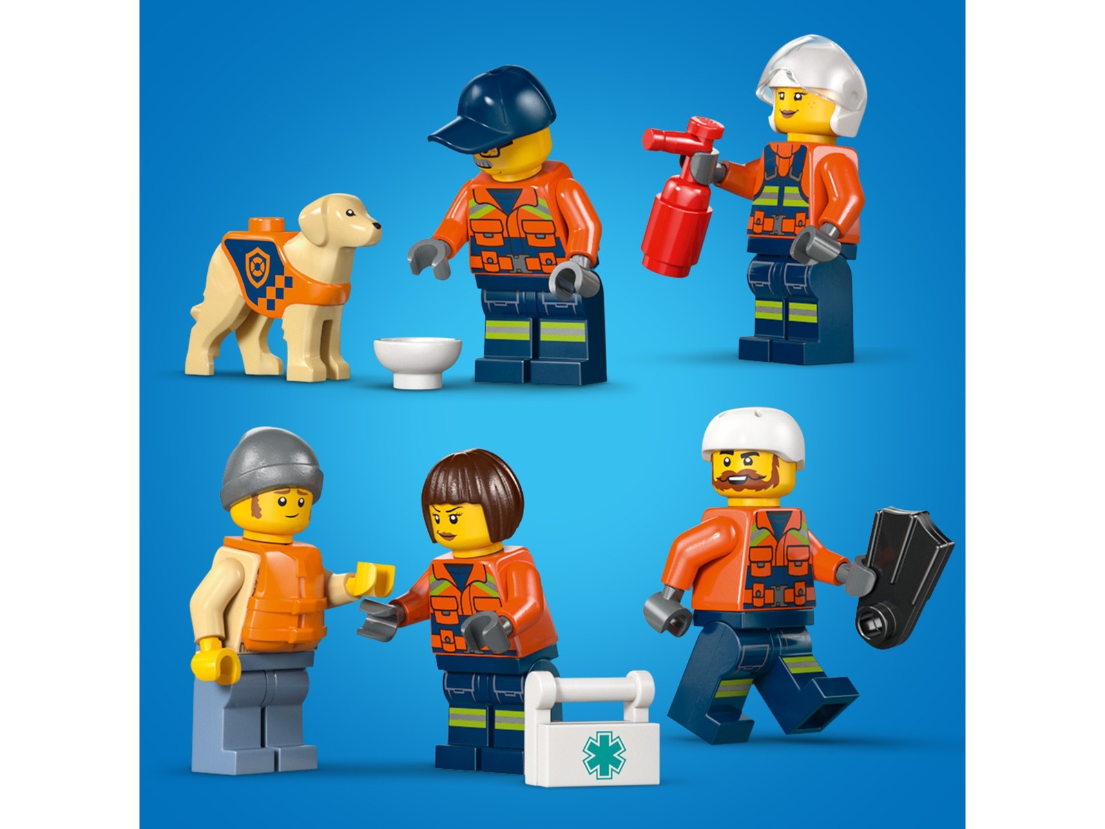 LEGO City kystvagtens helikopter og redningsbåd 60504 LEGO