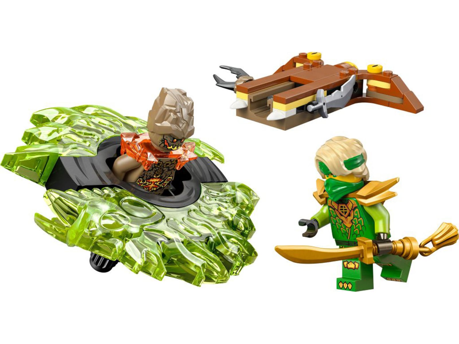 LEGO Ninjago Lloyd mod jordmonsterspinner 71850 LEGO