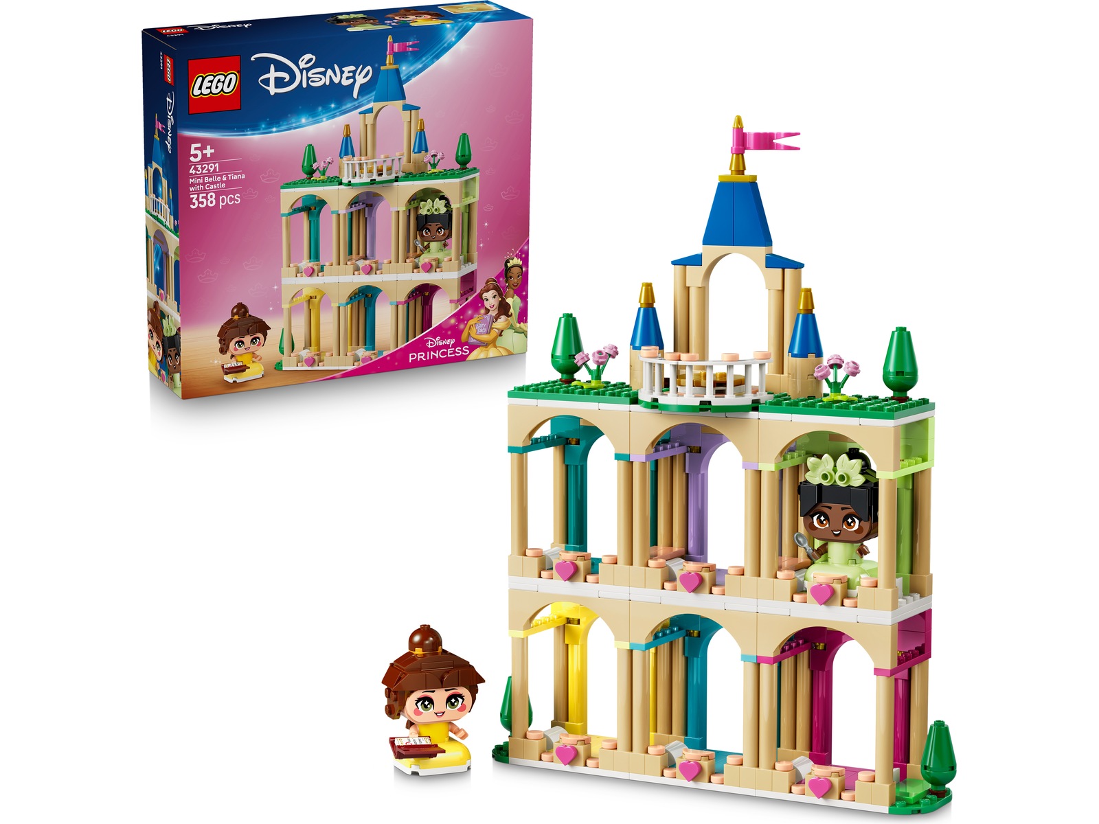 LEGO Disney Princess Belle og Tiana med slot i miniformat 43291 LEGO