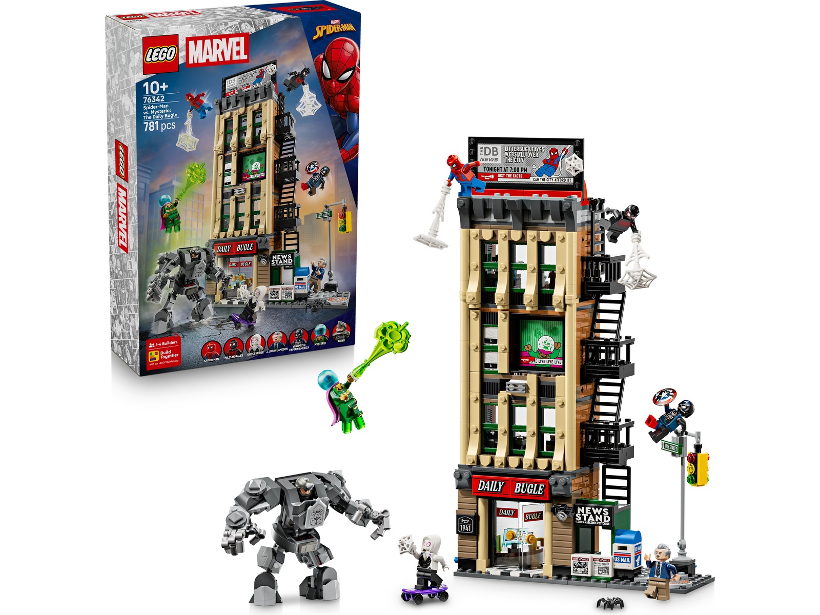 LEGO Super Heroes Marvel Spider-Man mod Mysterio: Daily Bugle 76342 LEGO