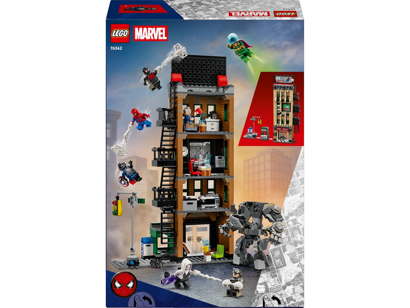 LEGO Super Heroes Marvel Spider-Man mod Mysterio: Daily Bugle 76342 LEGO
