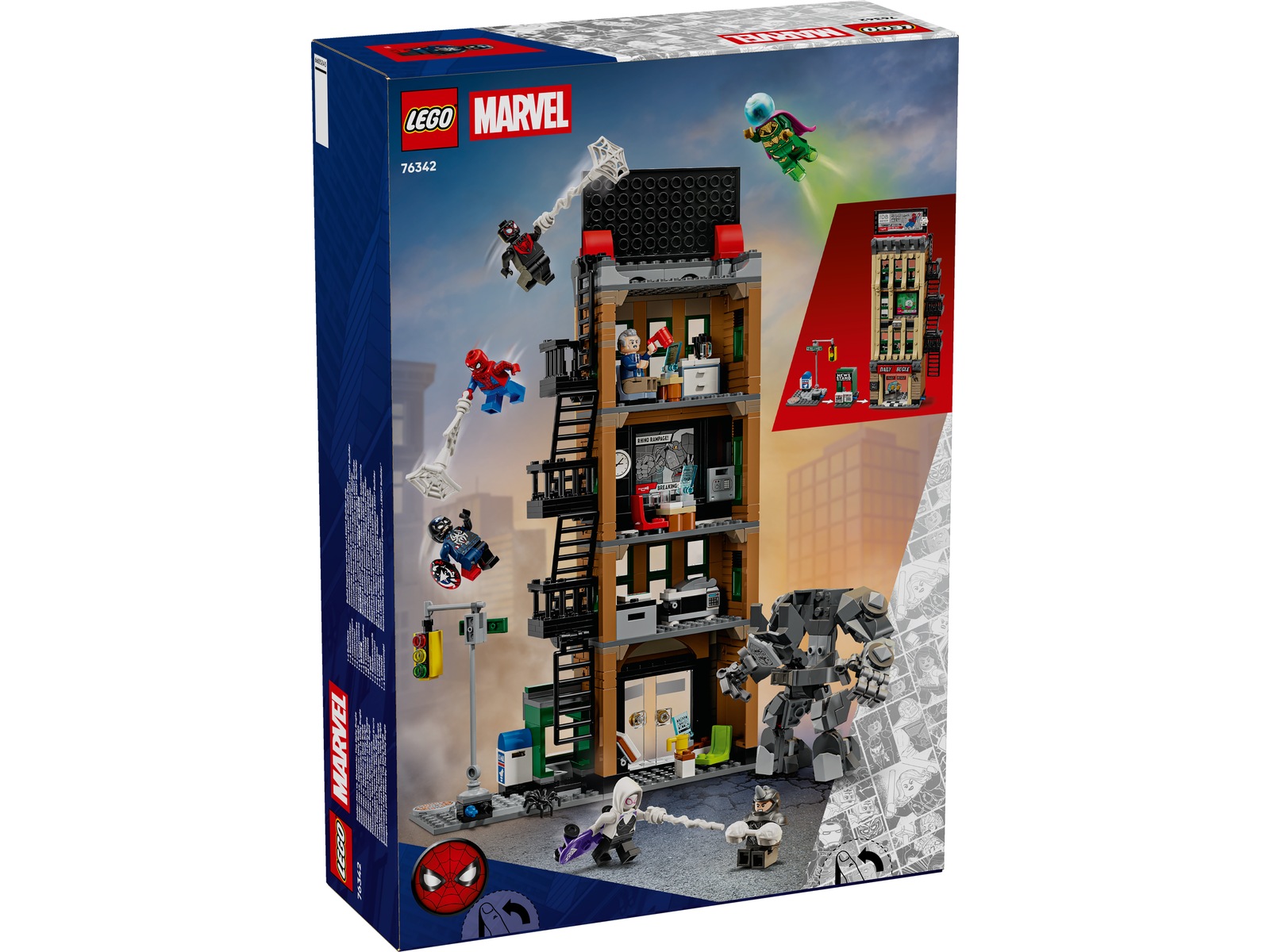 LEGO Super Heroes Marvel Spider-Man mod Mysterio: Daily Bugle 76342 LEGO