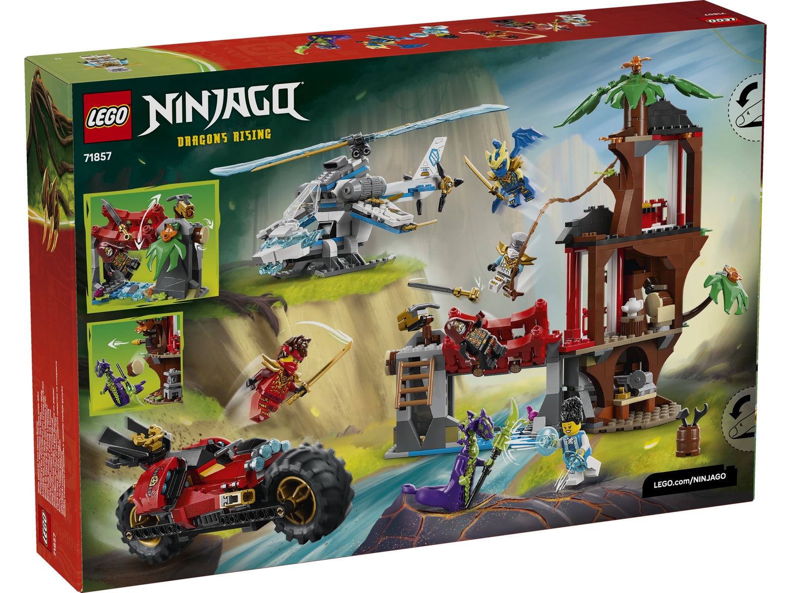 LEGO Ninjago action i ninjaernes træhytte 71857 LEGO