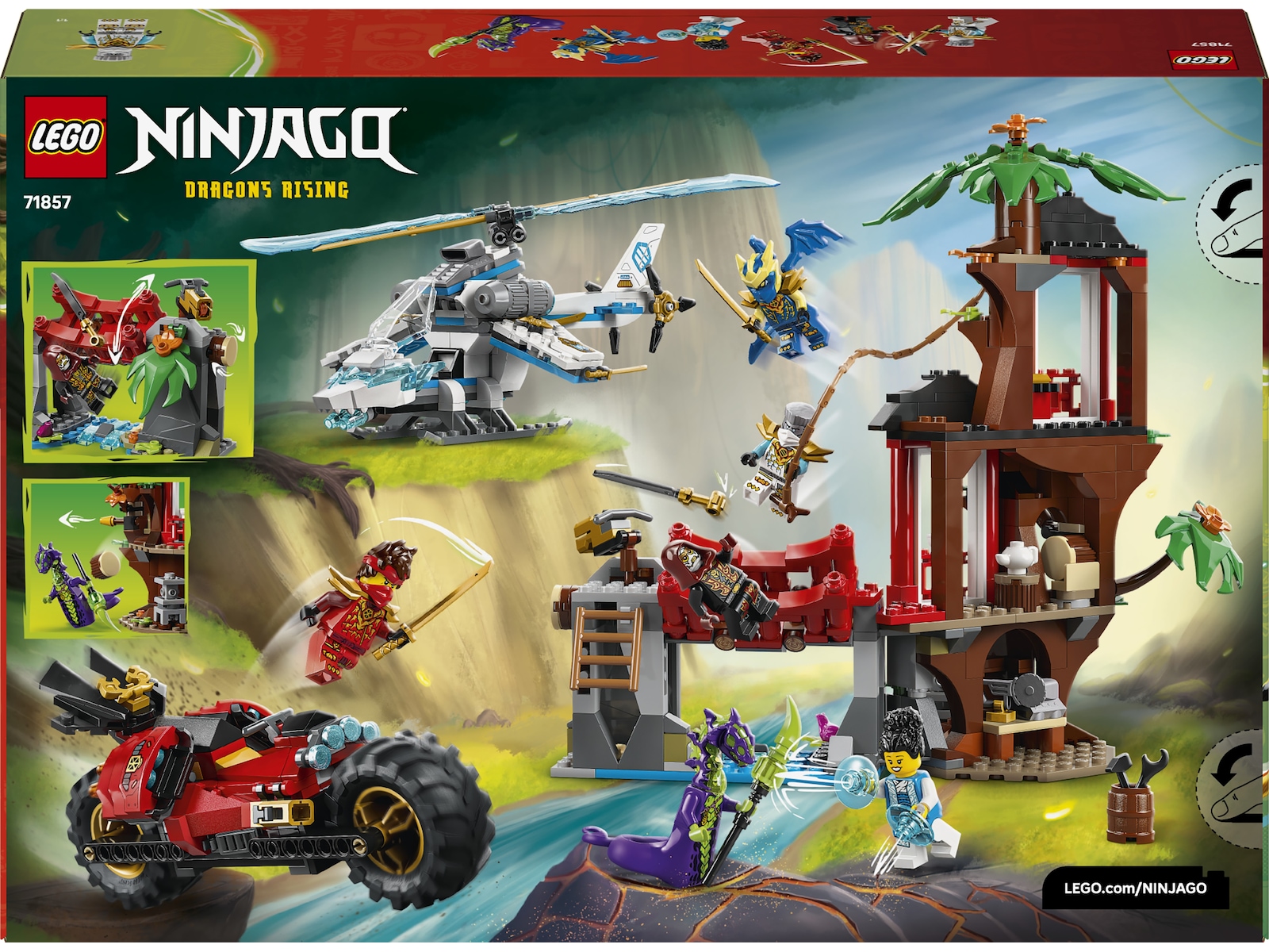 LEGO Ninjago action i ninjaernes træhytte 71857 LEGO