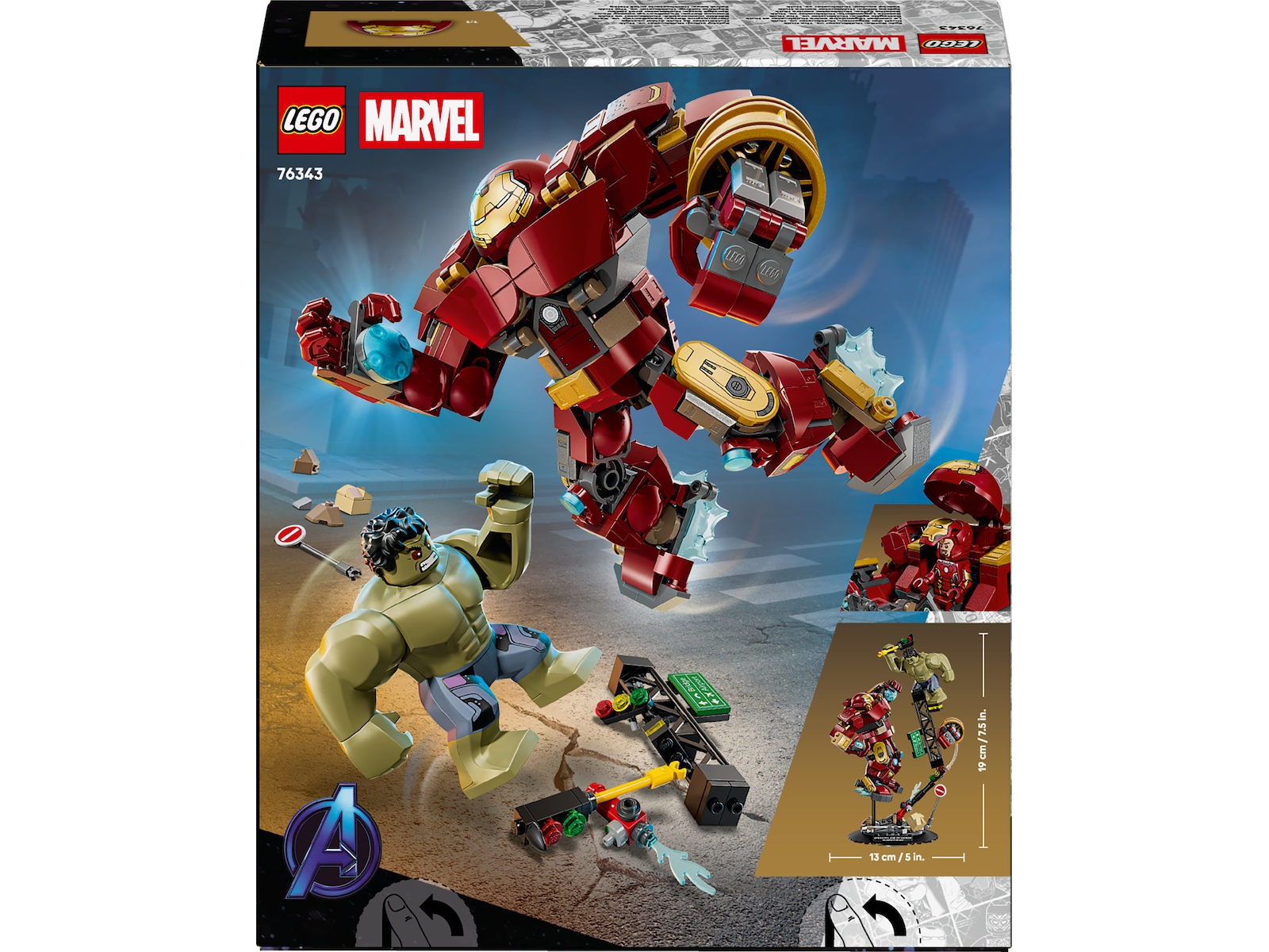 LEGO Super Heroes Marvel episk strid: Hulkbuster mod Hulk 76343 LEGO