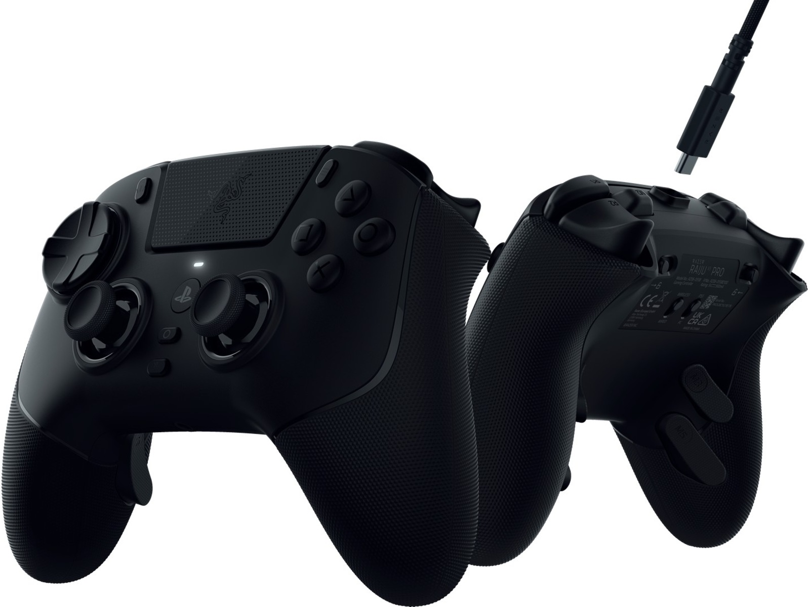 Razer Raiju V3 Pro trådløs controller til PS5 og PC (sort) Tilbehør til spilkonsoller