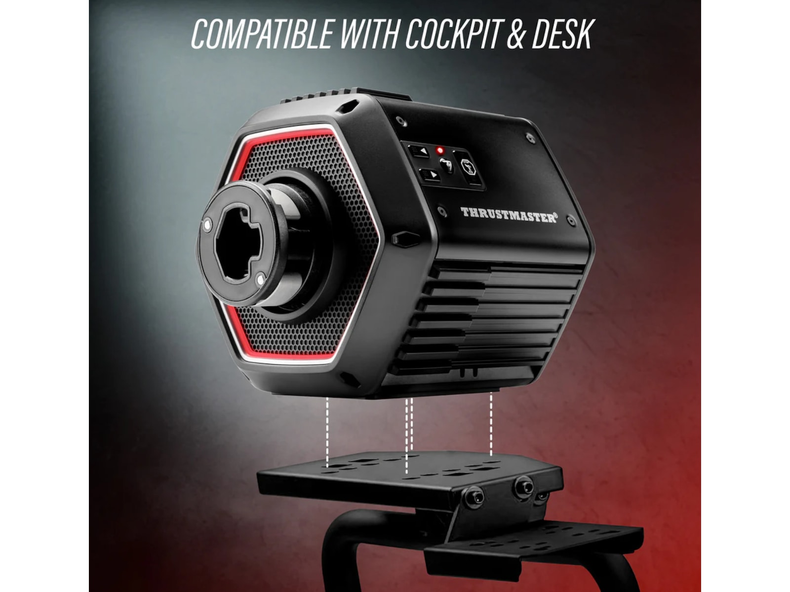 Thrustmaster T818 servobase Black Edition Rat og pedaler
