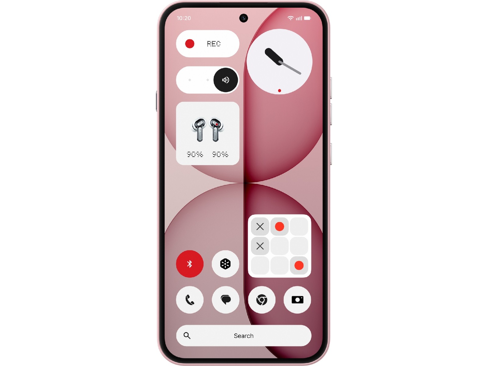 Nothing Phone (4a) 256GB (lyserød) Mobiltelefoner
