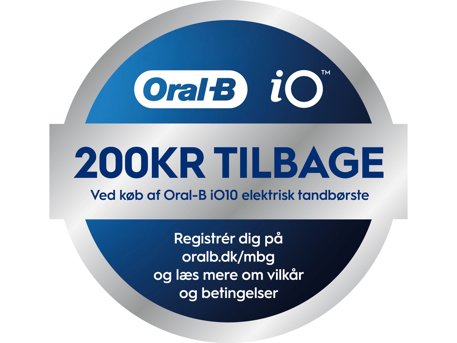 Oral-B iO10 elektrisk tandbørste (hvid) Tilbehør til tandpleje