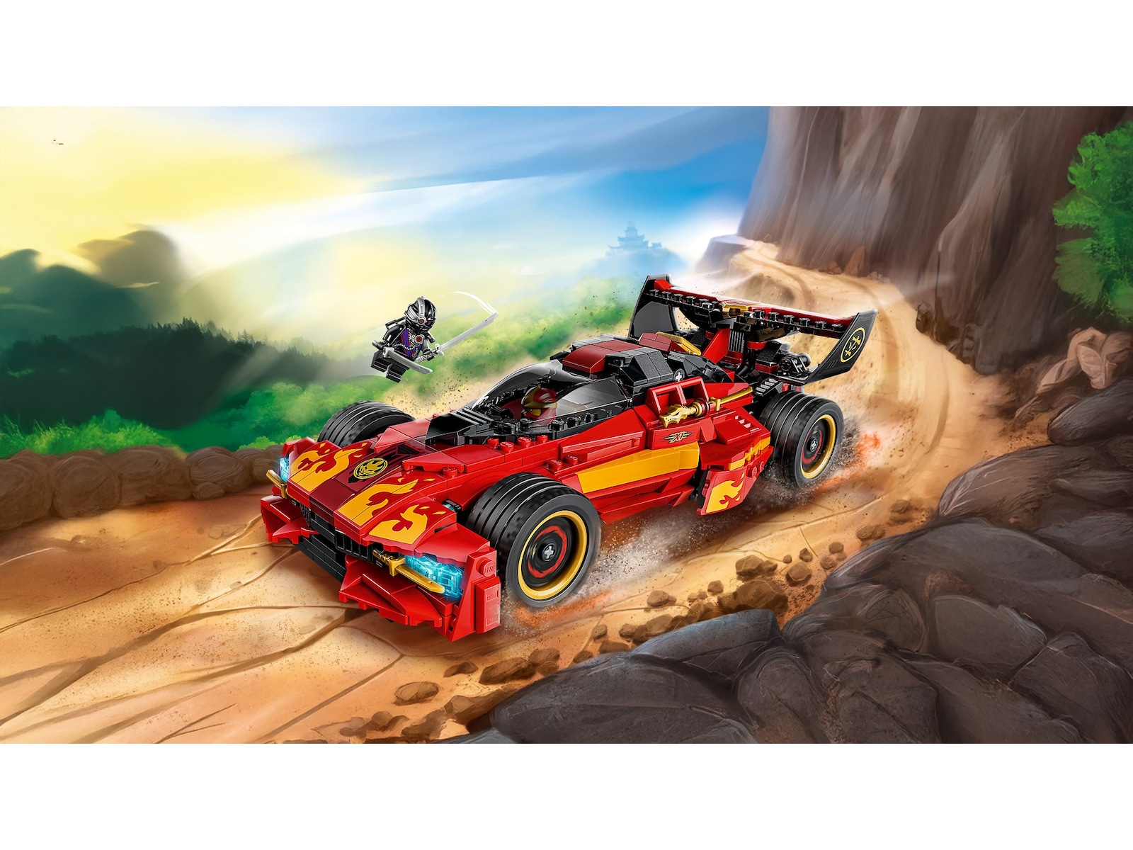 LEGO Ninjago 15-års jubilæumsudgaven af Kais X-1 ninjabil 71867 LEGO