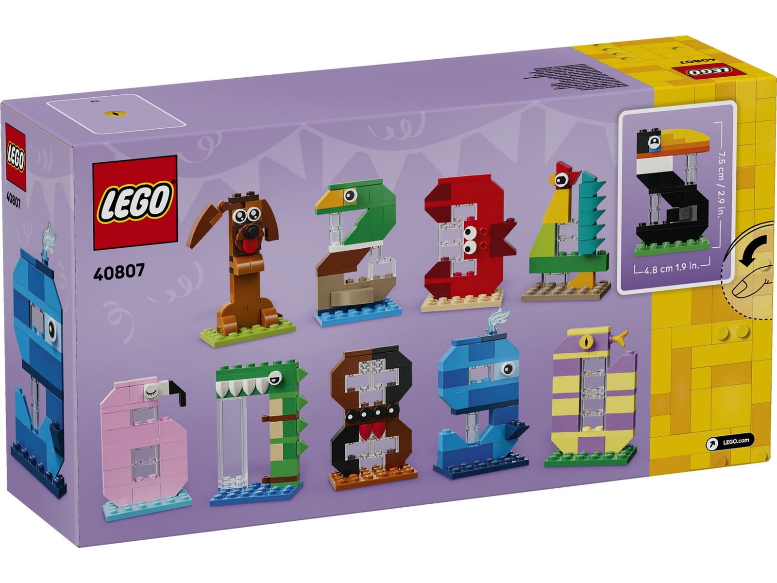 LEGO Iconic Fødselsdagstal 40807 LEGO