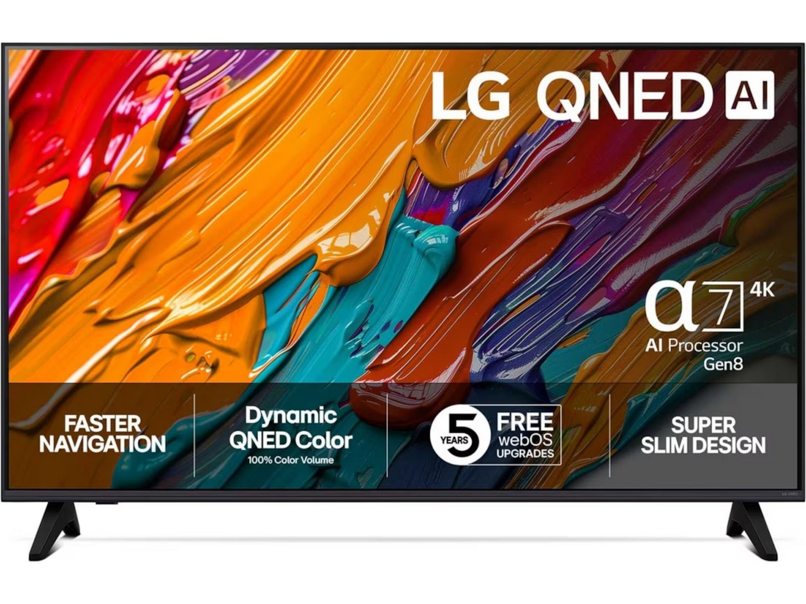 LG 55'' QNED7E AI 4k 55QNED7EA6B (2025) + soundbar 20 - 49 tommer TV