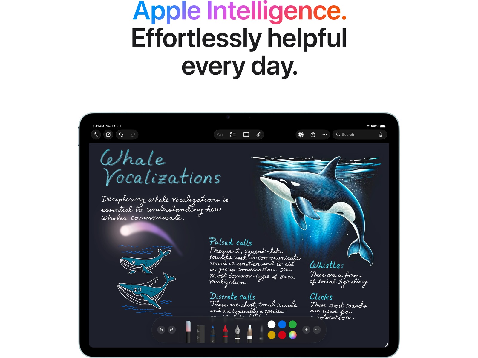 iPad Air 11" (2026) Wi-Fi 1TB (blå) Tablets