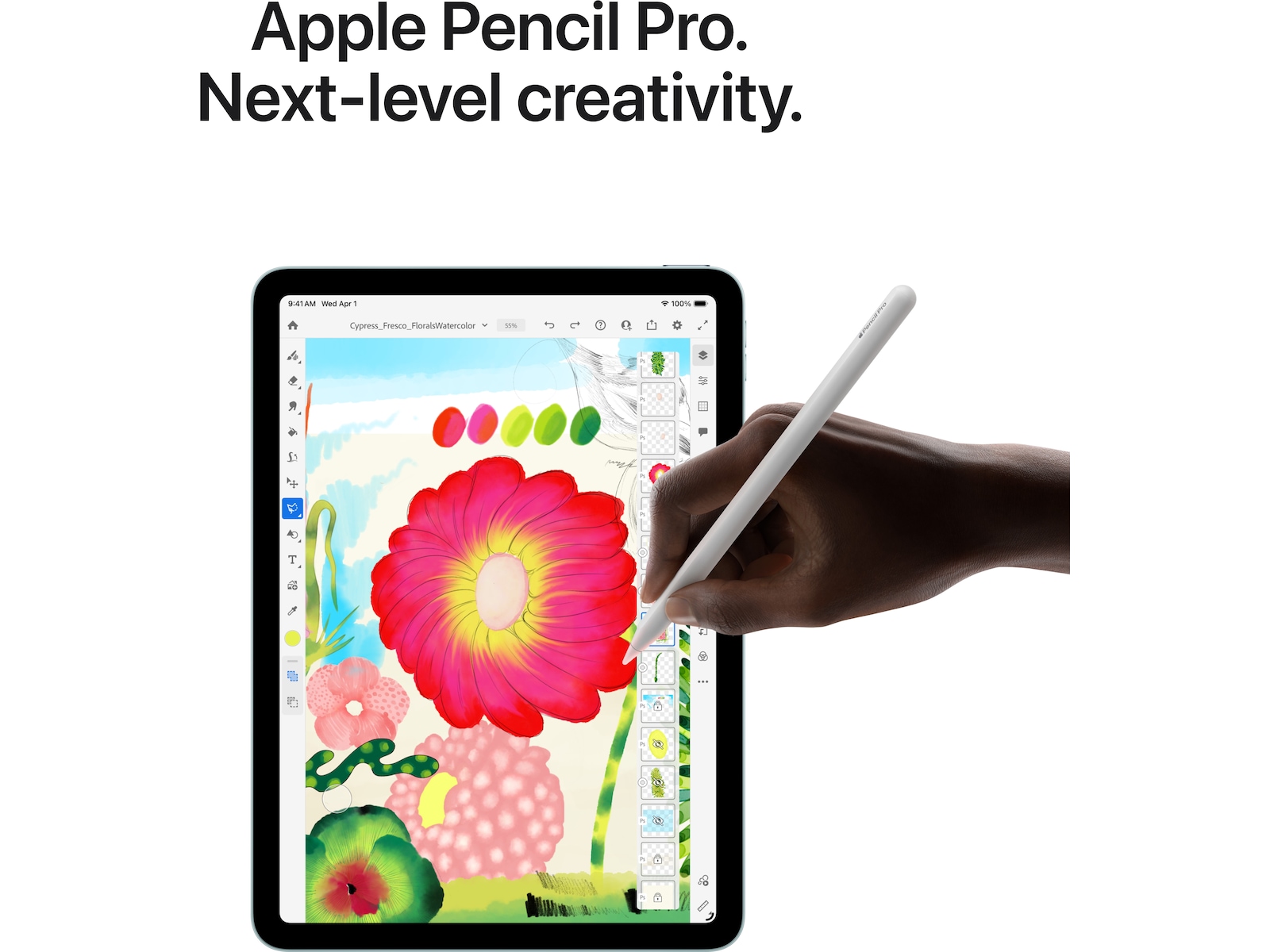 iPad Air 13" (2026) 512GB 5G (lilla) Tablets