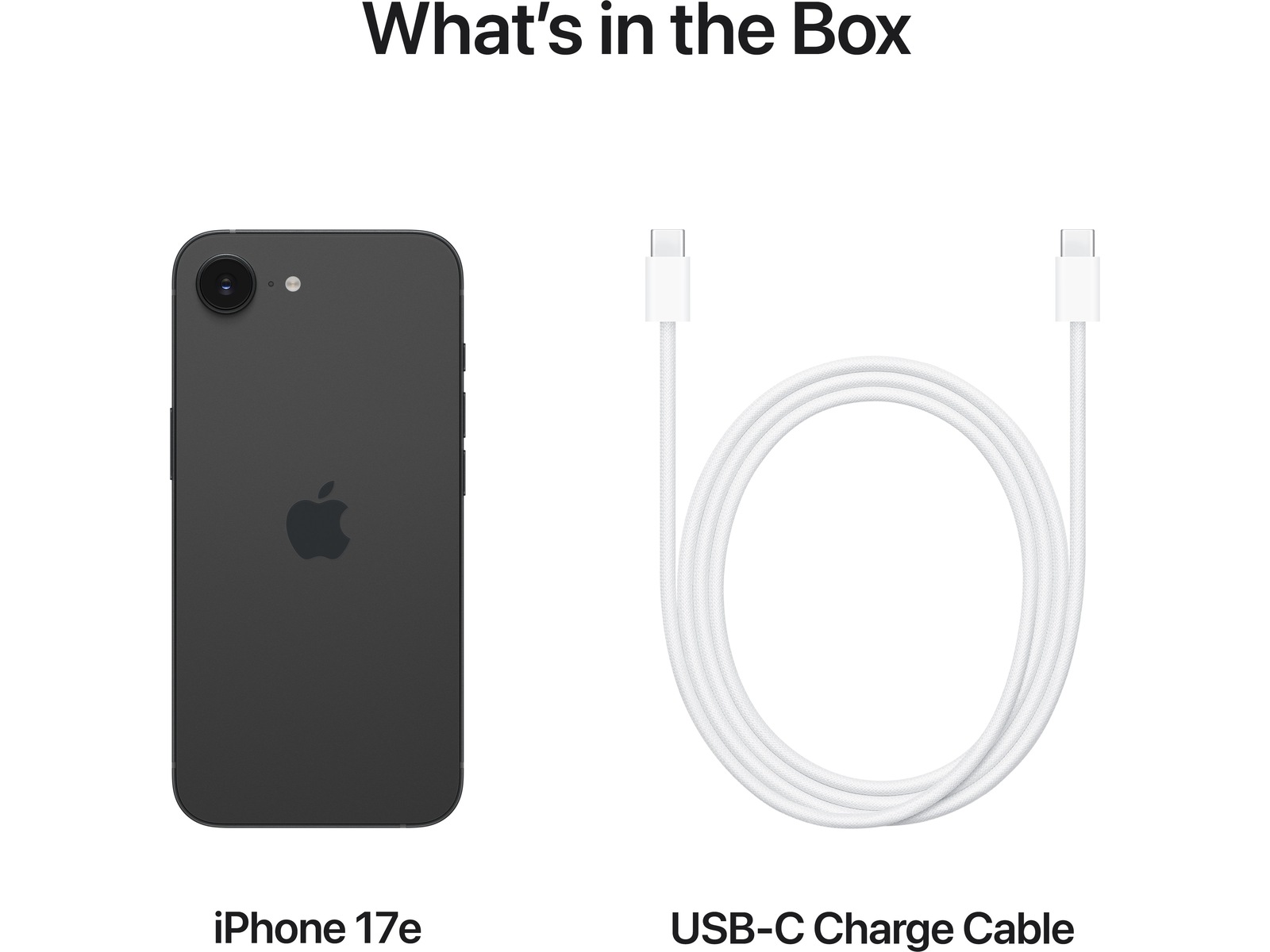 iPhone 17e 256GB (sort) Mobiltelefoner