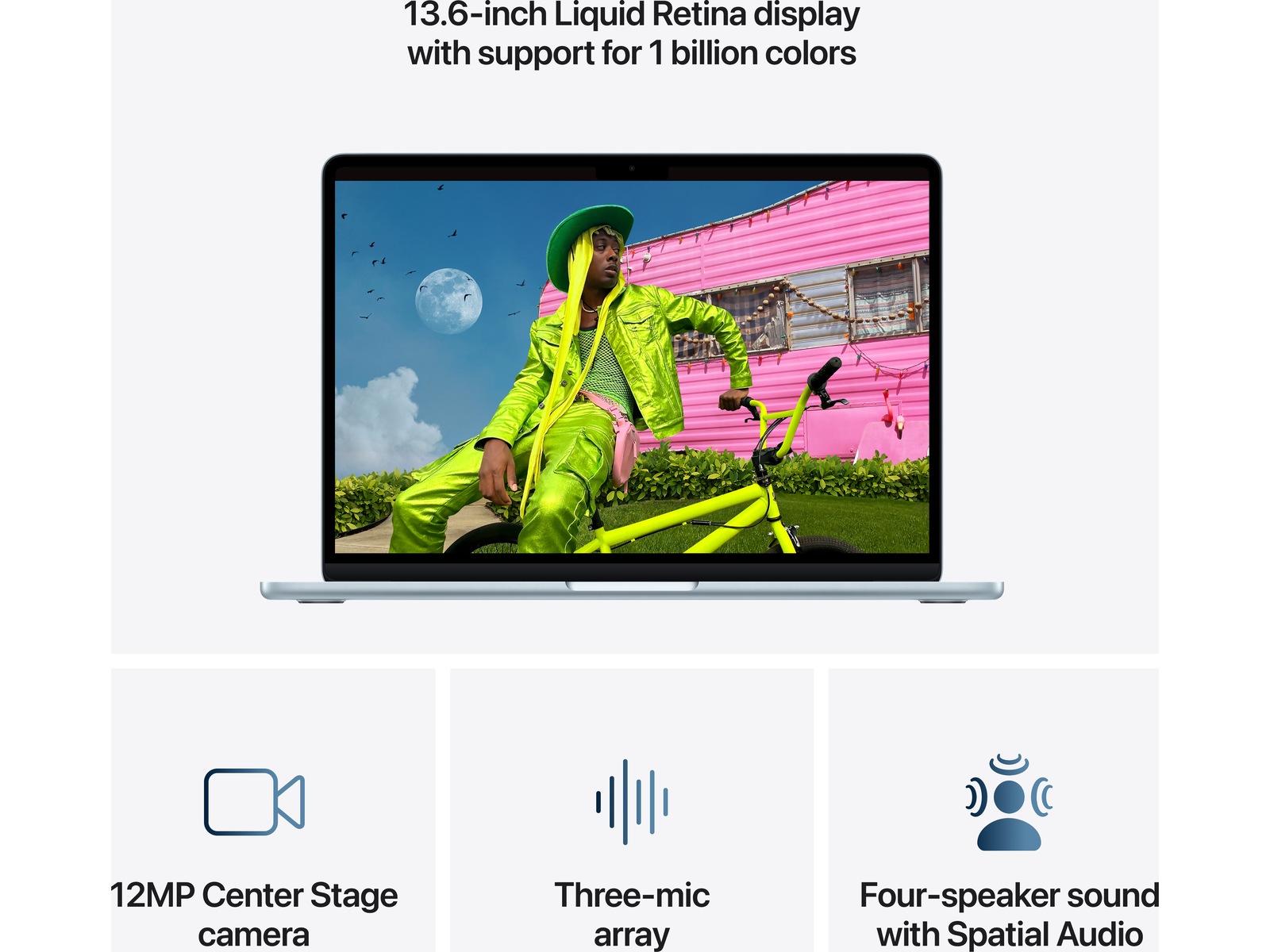 MacBook Air 13" M5 (2026) 1TB (himmelblå) PC - Bærbar / laptop