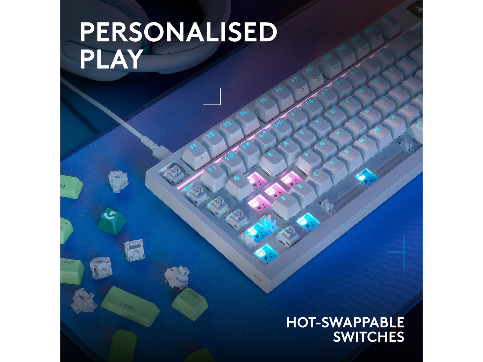 Logitech G316 X 98 spiltastatur Gamingkeyboard