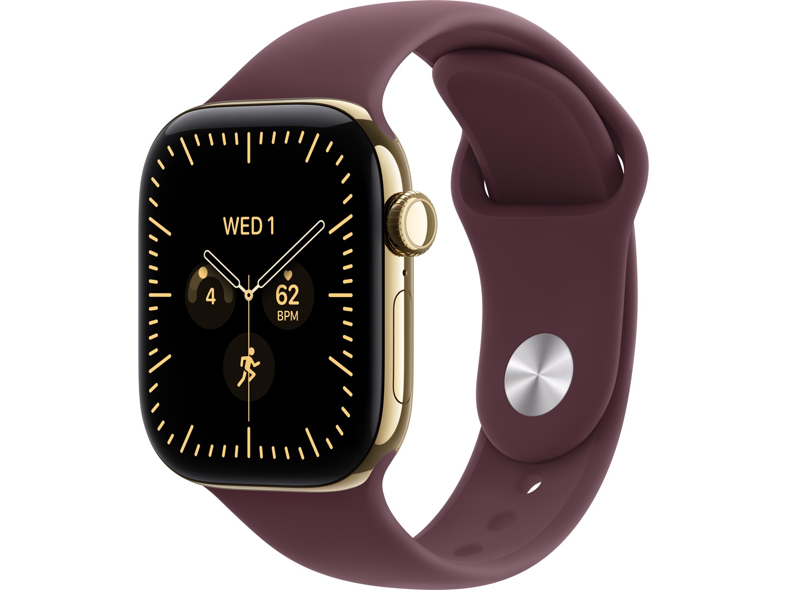 Apple Watch Series 12 GPS + LTE 42mm Titan (radiant gold) Smartwatches