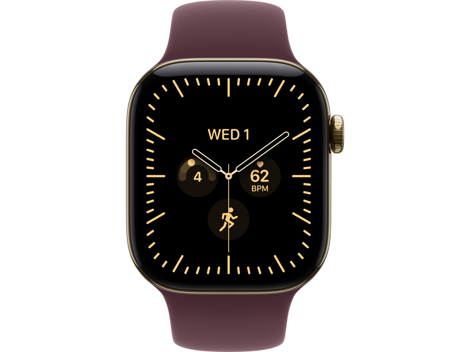 Apple Watch Series 12 GPS + LTE 42mm Titan (radiant gold) Smartwatches