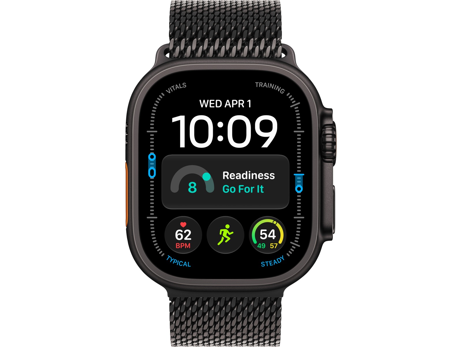 Apple Watch Ultra 4 GPS + LTE 49mm Titanium (sort) Smartwatches