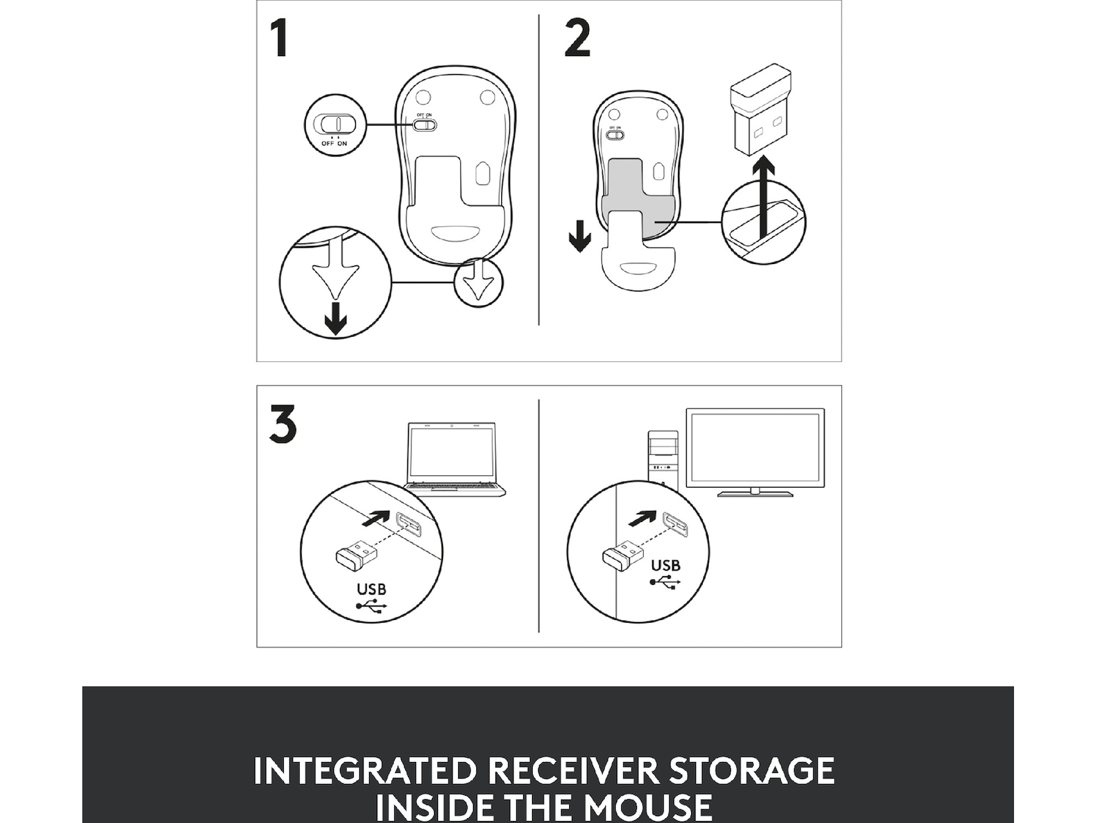 Logitech M185 Trådløs Mus Blå Mus