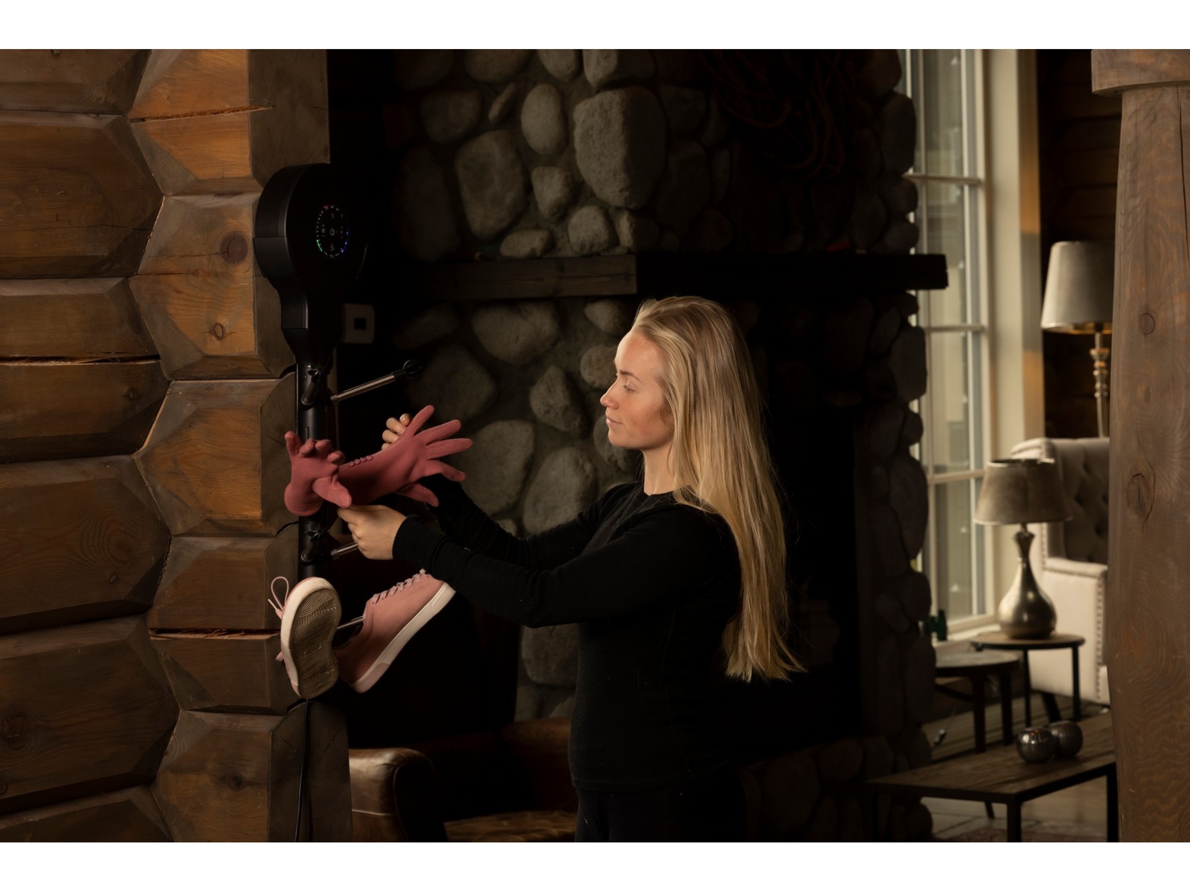 Hedgehog Wall tørrestativ (sort) Skotørrere