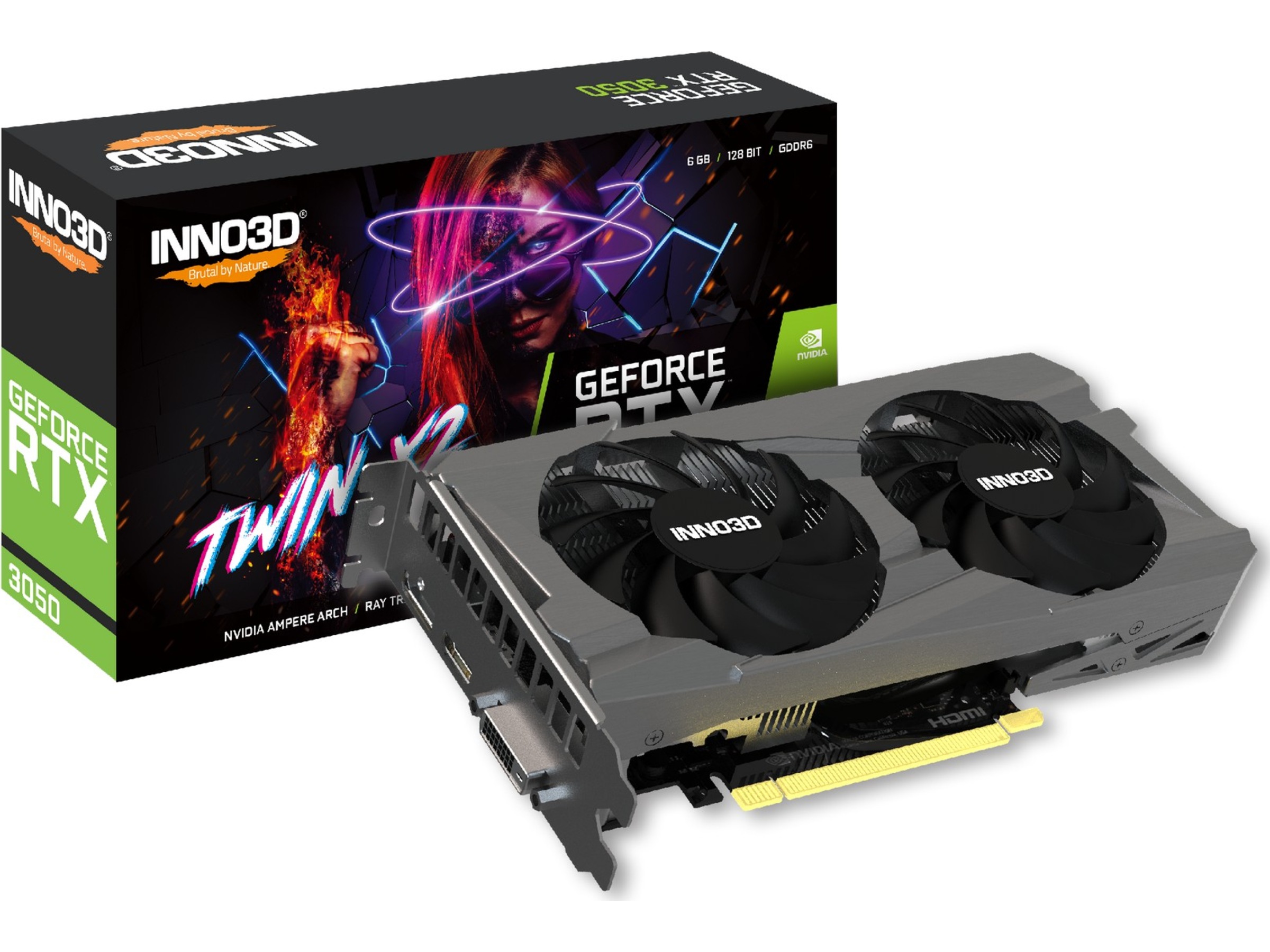 INNO3D GeForce RTX 3050 6GB TWIN X2 V2 Grafikkort