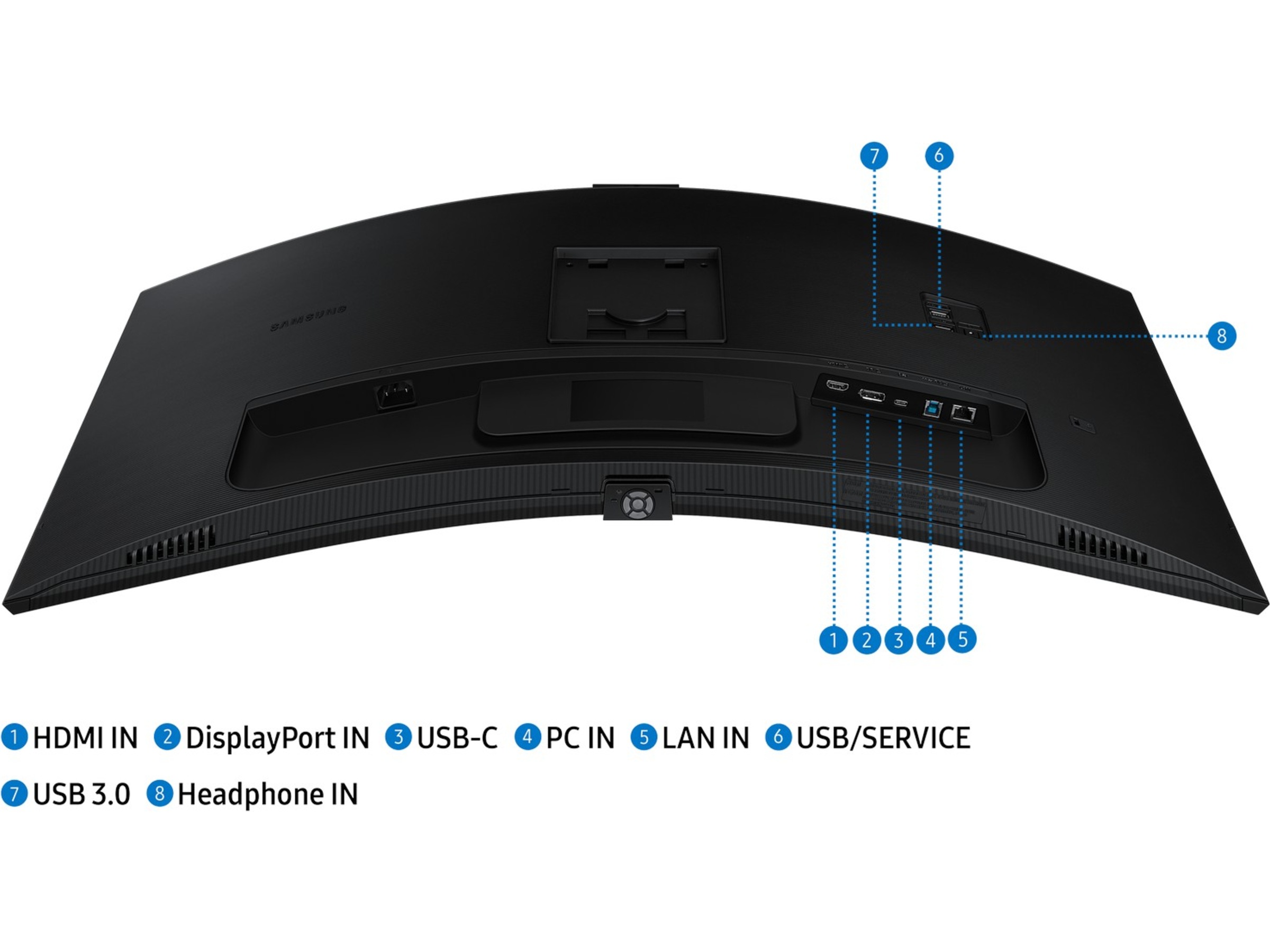 Samsung 34" böjd skärm S34C350VE Skærme