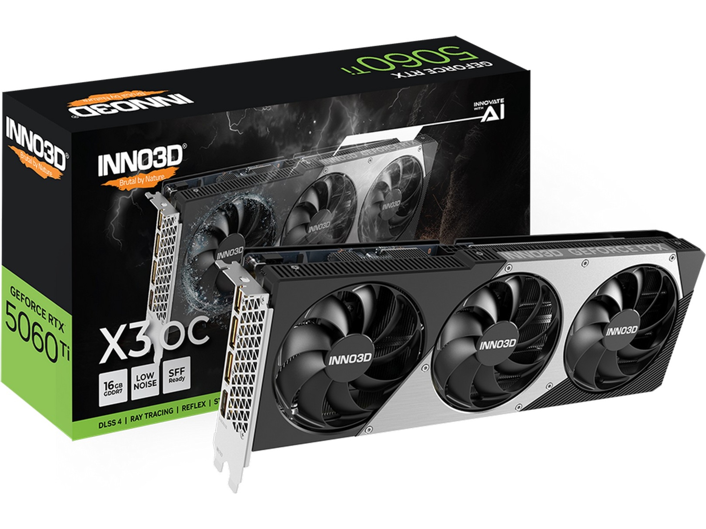 INNO3D GeForce RTX™ 5060 Ti 16GB X3 OC Grafikkort