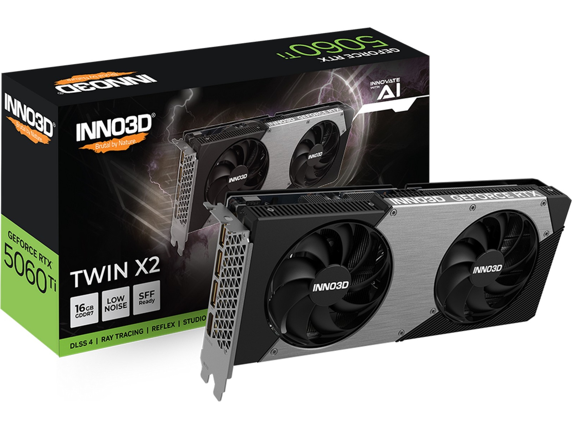 INNO3D GeForce RTX 5060 Ti 16GB TWIN X2 Grafikkort