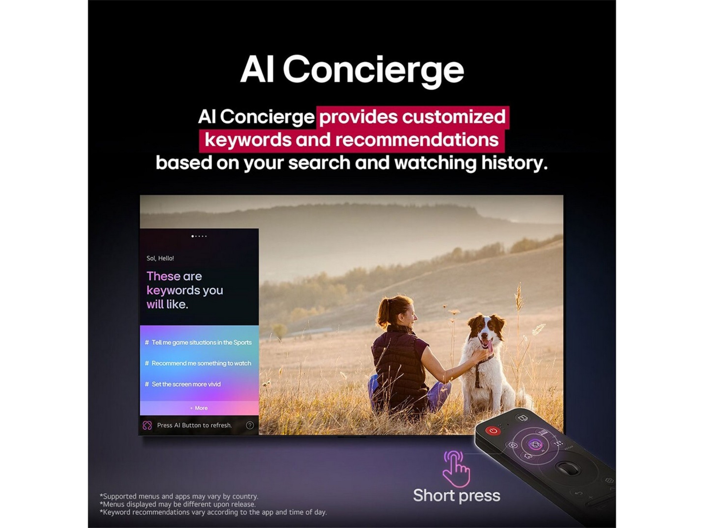 LG 86'' NANO81 NanoCell AI 4K Smart TV (2025) Over 80 tommer TV