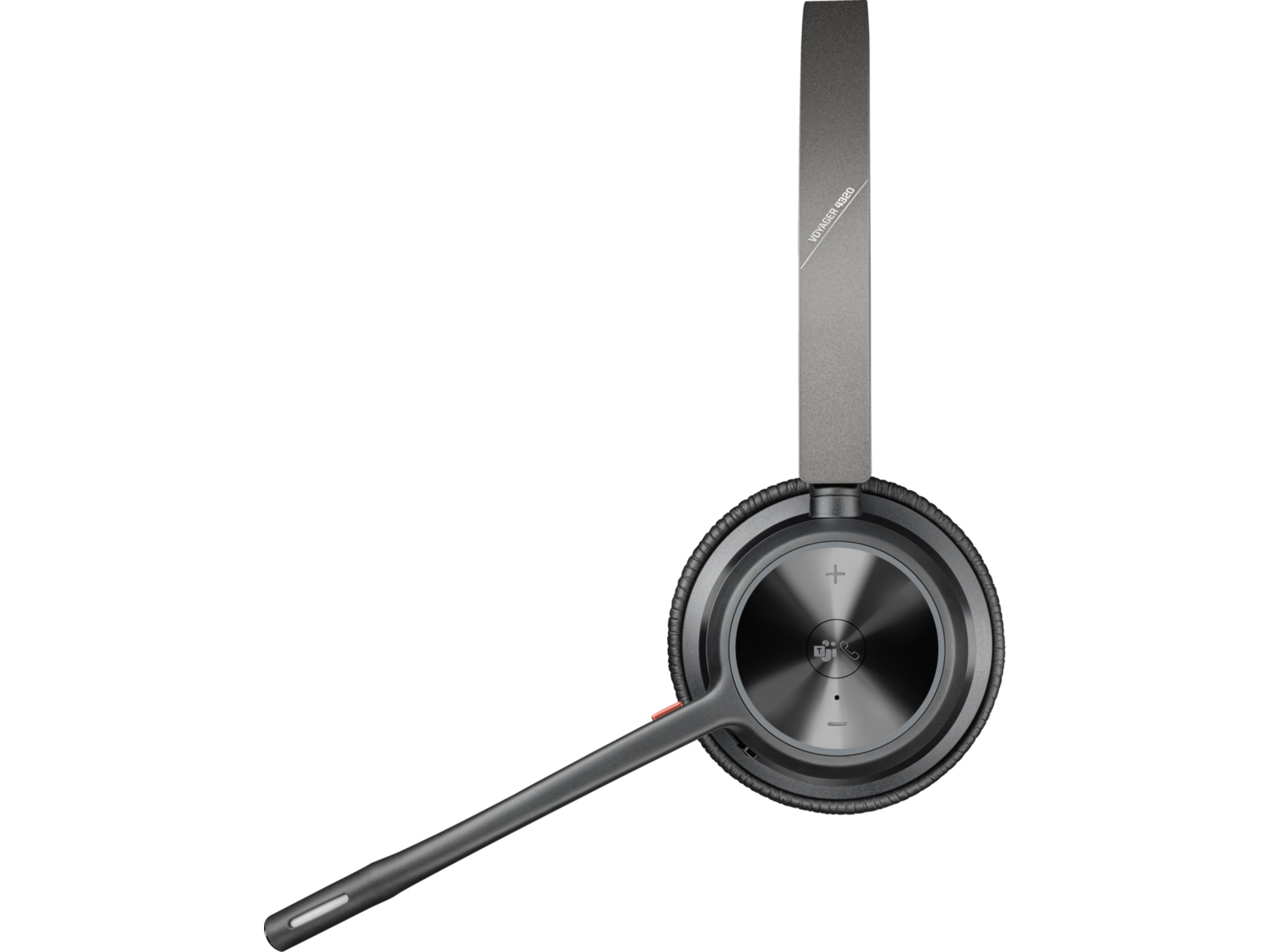 Poly Voyager 4320-M MS USB-C headset med opladningsstander Trådløst headset