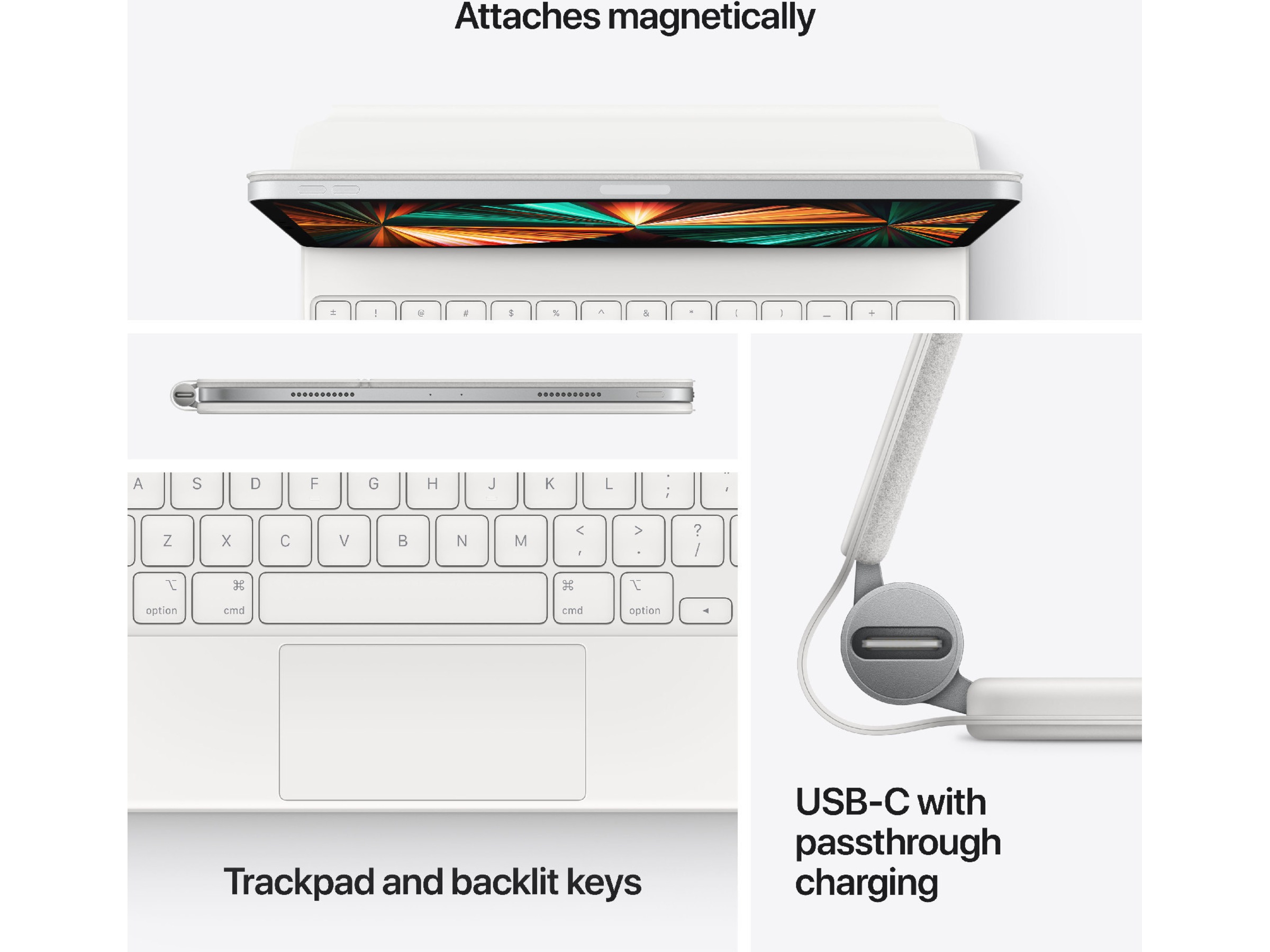 Apple iPad Pro 11" Magic Keyboard 11 (sort) Tastatur og stylus