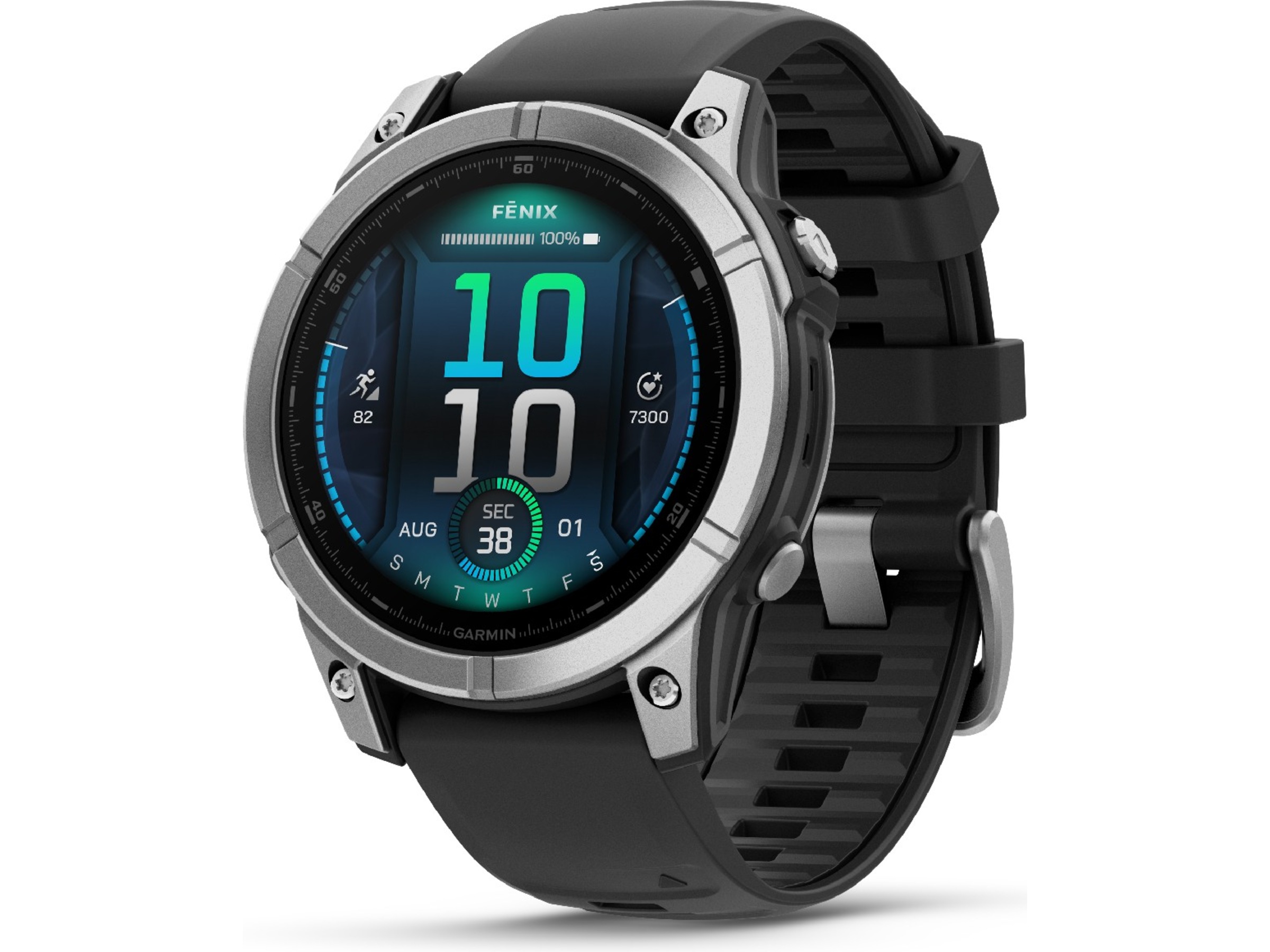 Garmin fenix E 47mm GPS (rustfrit stål/grafit) Smartwatches