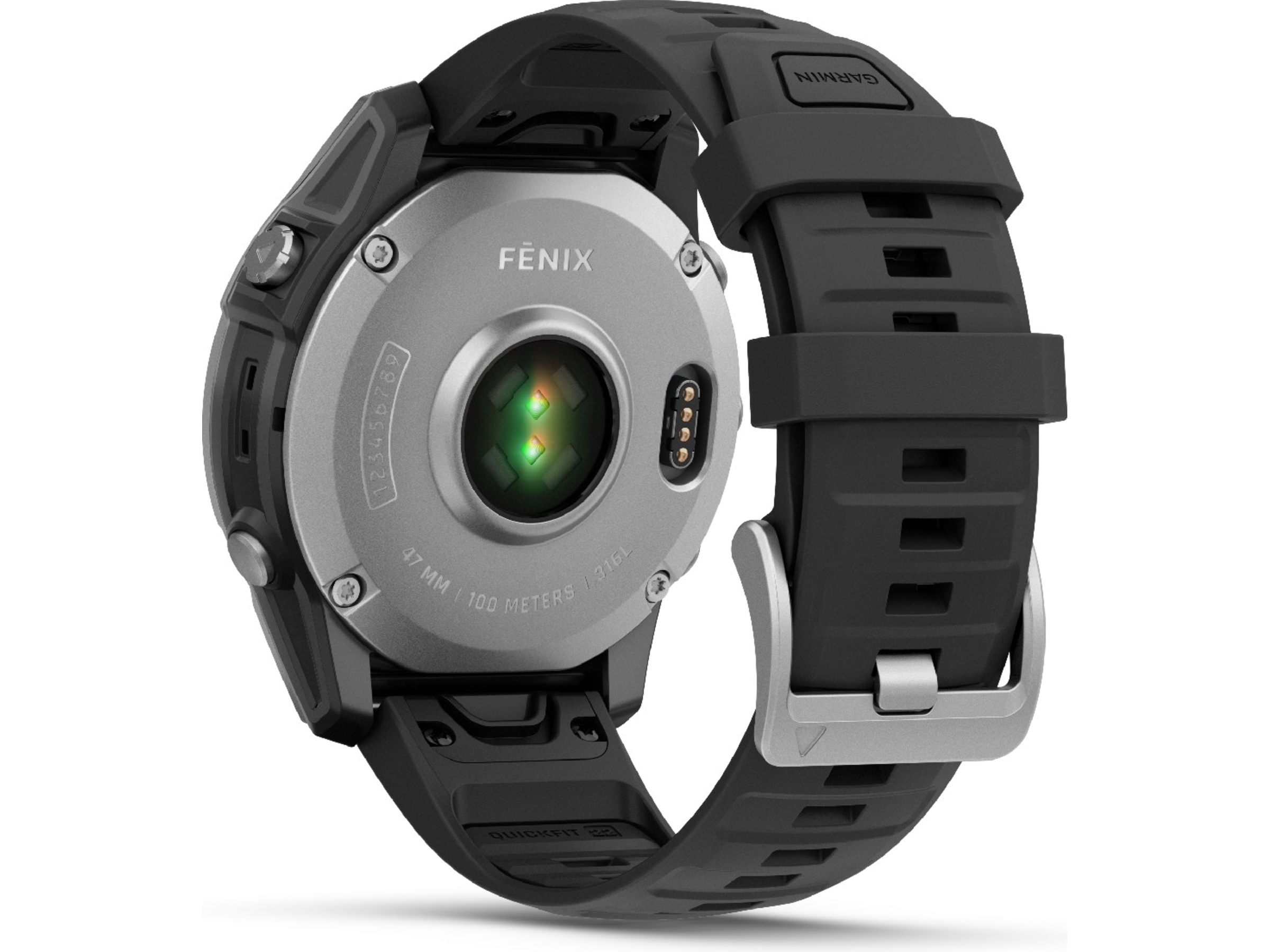 Garmin fenix E 47mm GPS (rustfrit stål/grafit) Smartwatches