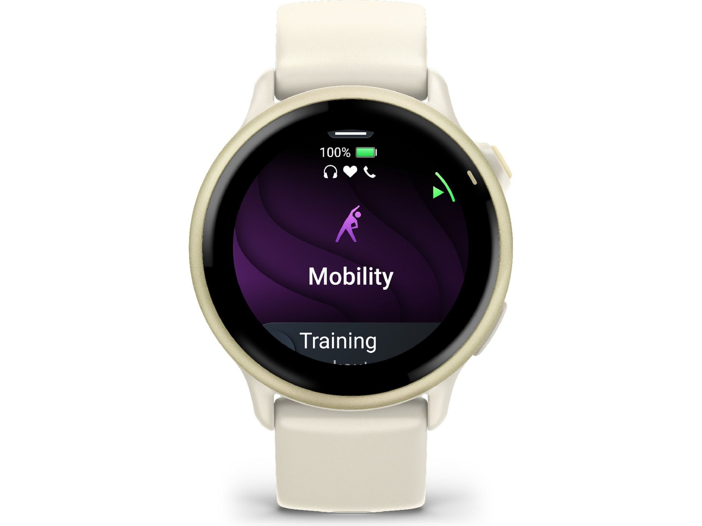 Garmin Vivoactive 6 AMOLED 42mm GPS (bone/lunar gold) Smartwatches