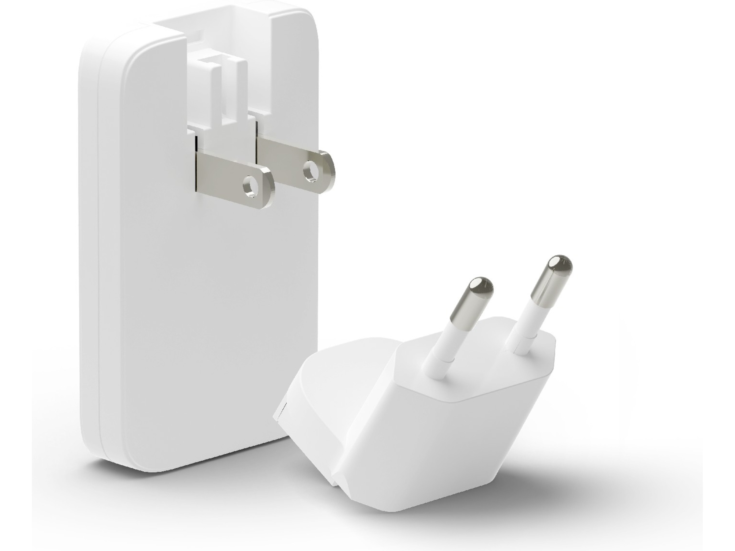 dbramante1928 re-charge Pro EU/US Slim Vægoplader (hvid) Mobilopladere