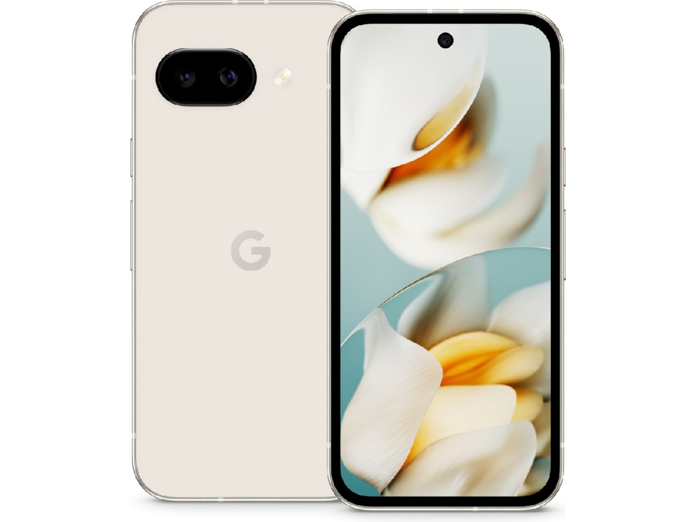 Google Pixel 9a 128GB (porcelain) + Buds 2a Mobiltelefoner