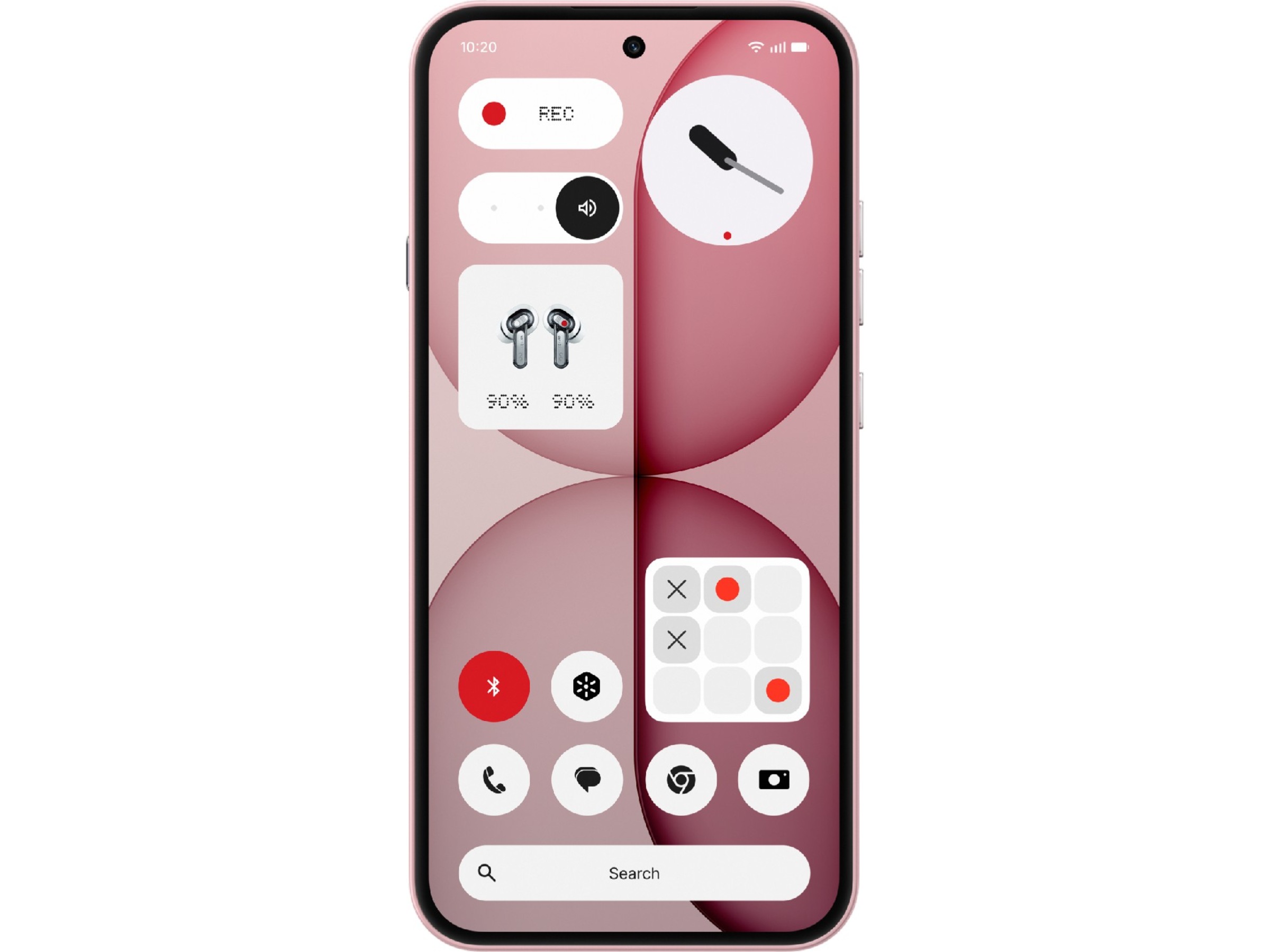 Nothing Phone (4a) 256GB (lyserød) Mobiltelefoner