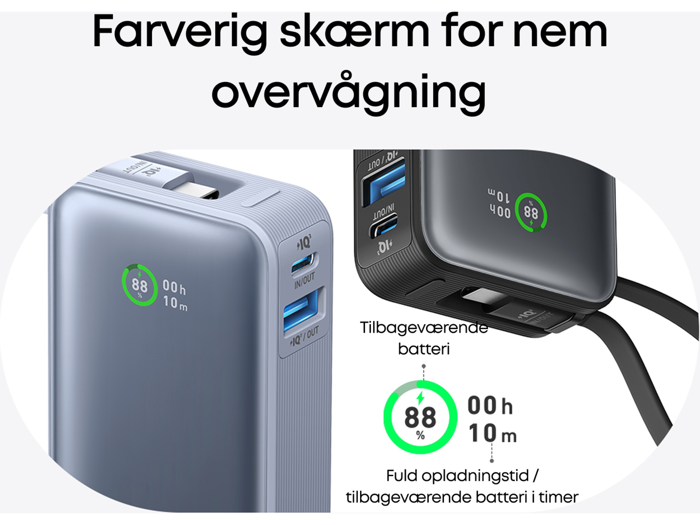 Anker 545 Nano Powerbank 10000mAh (svart) Powerbank