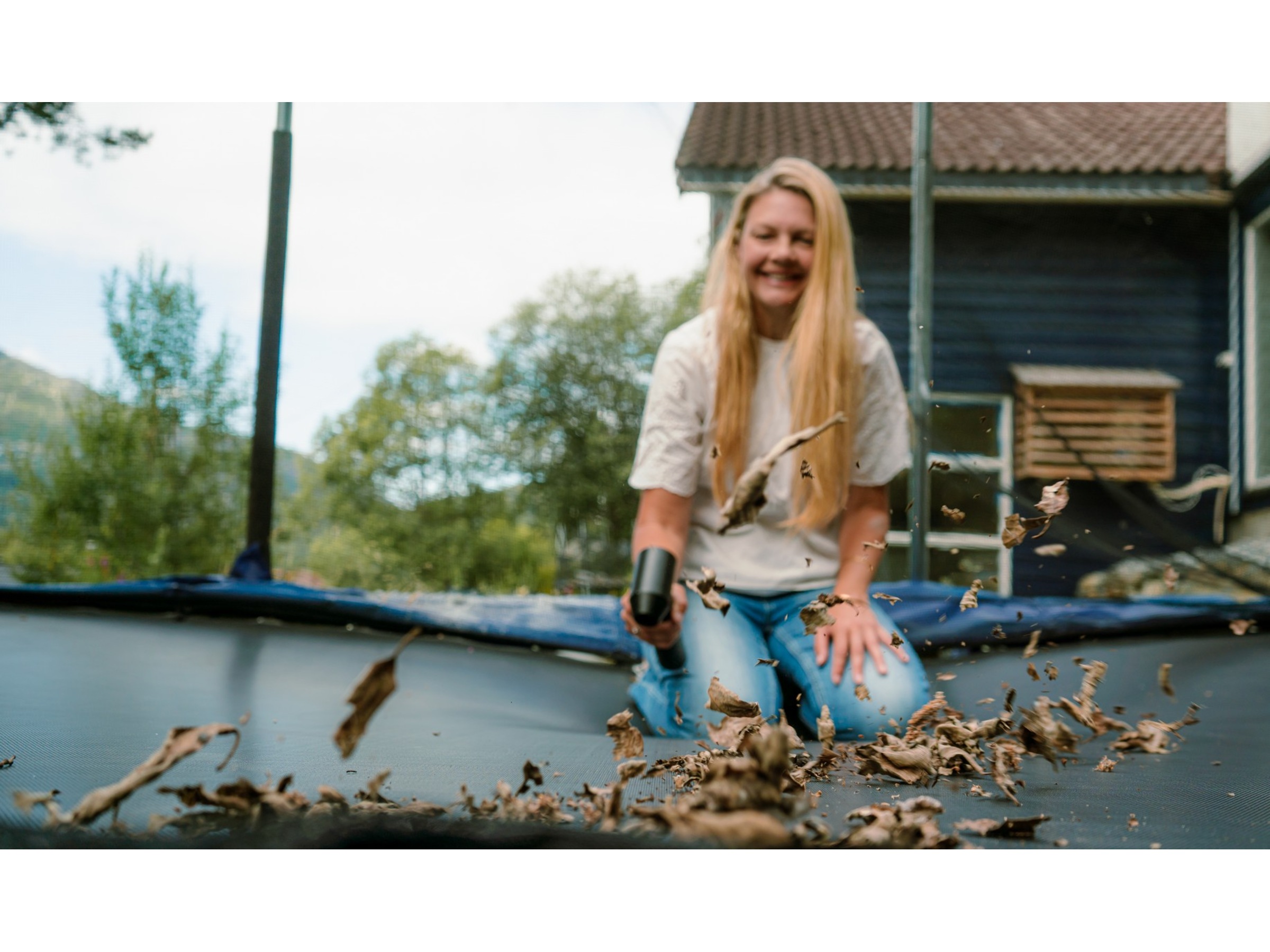 Hedgehog JET håndholdt luftblæser (sort) Ledningsfrie støvsugere